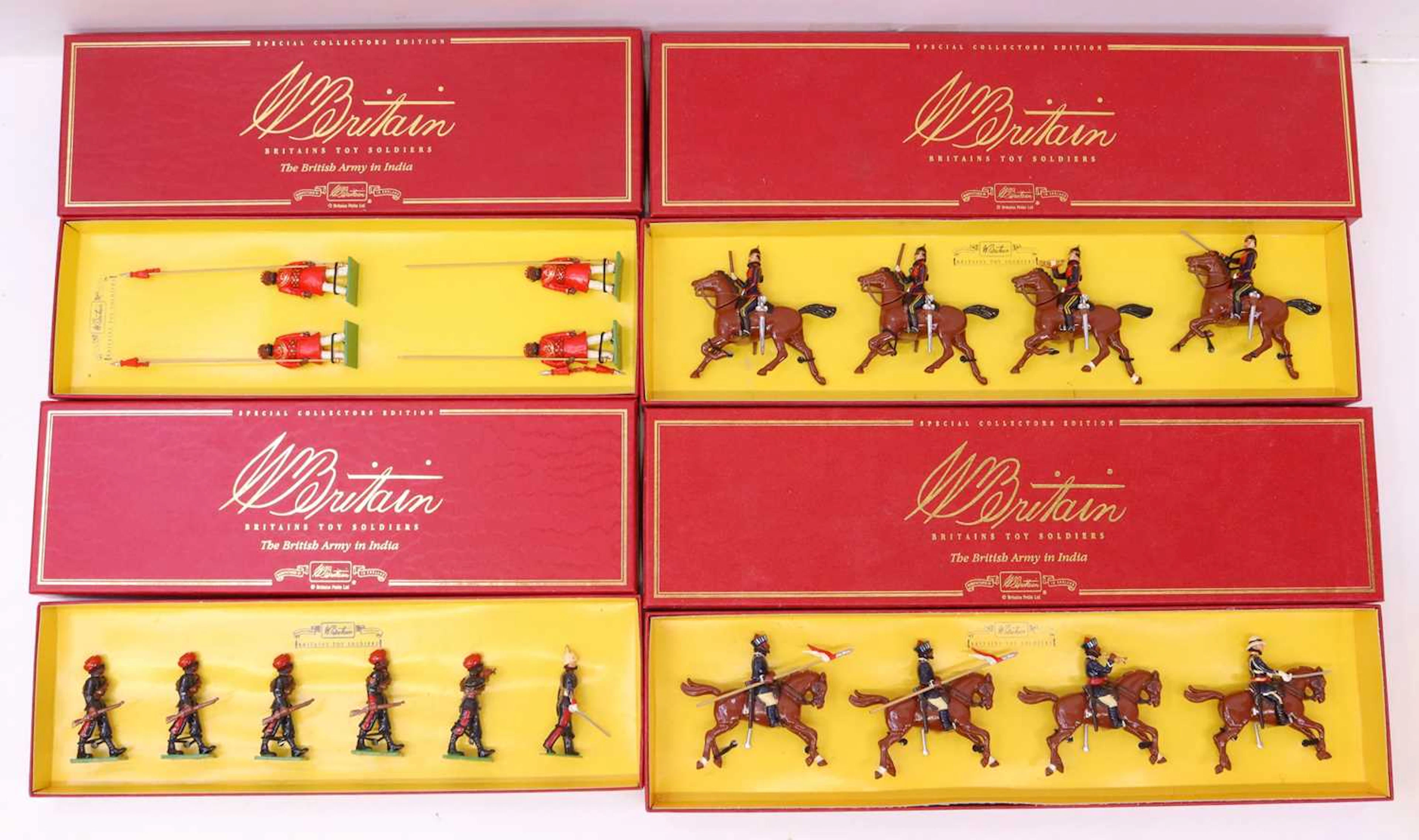 Lot 391 - Britains group of 4 sets comprising a