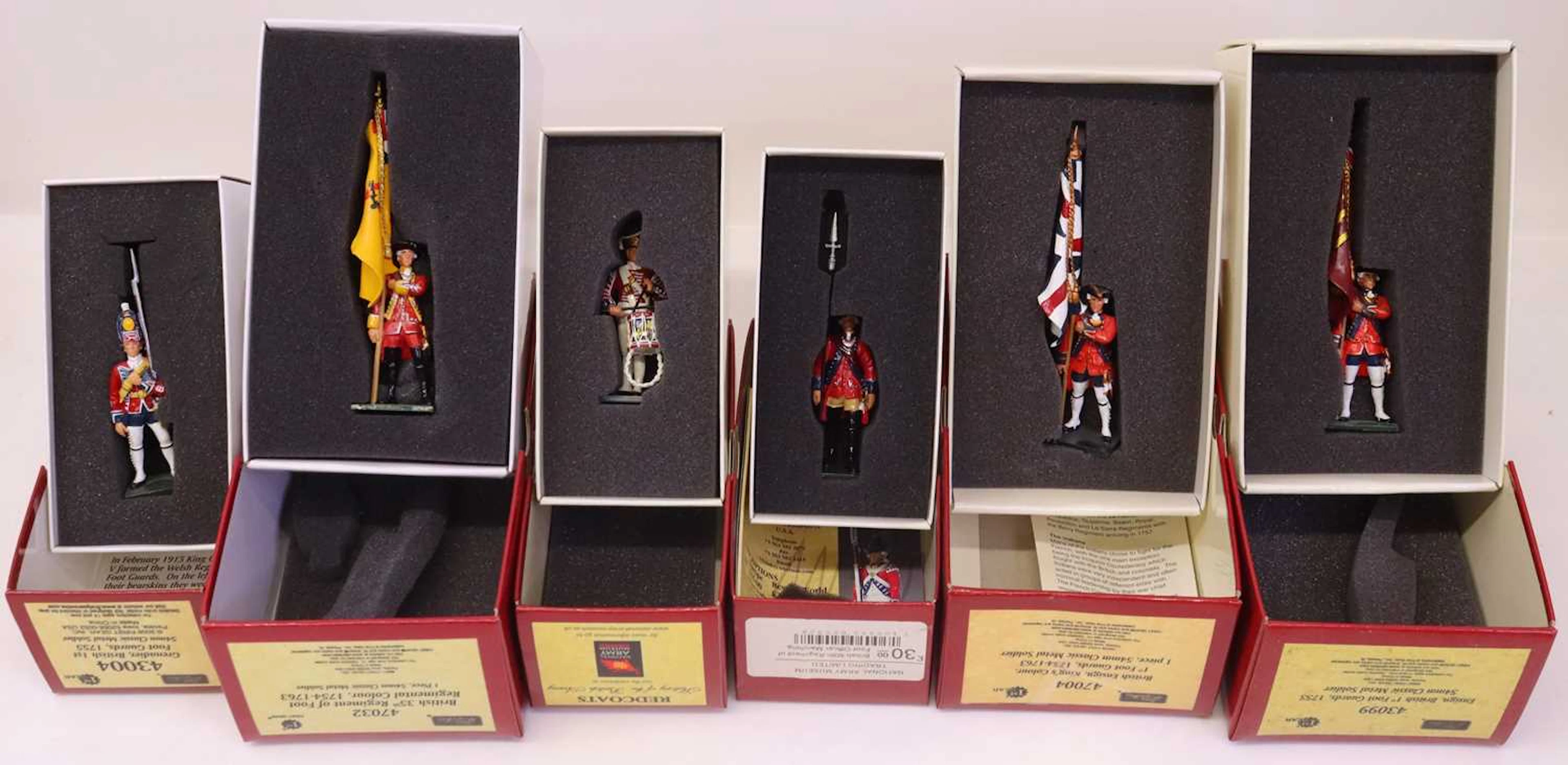 Lot 417 - Britains First Gear group of Redcoats modern