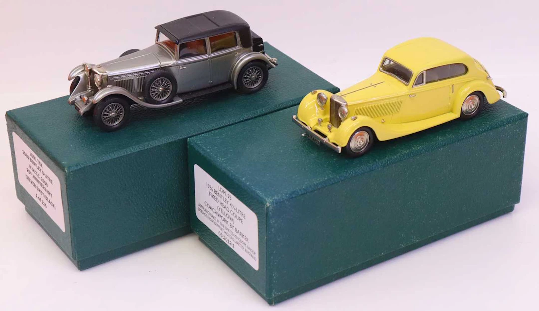 Lot 498 - A Lansdowne Models 1/43 scale white metal
