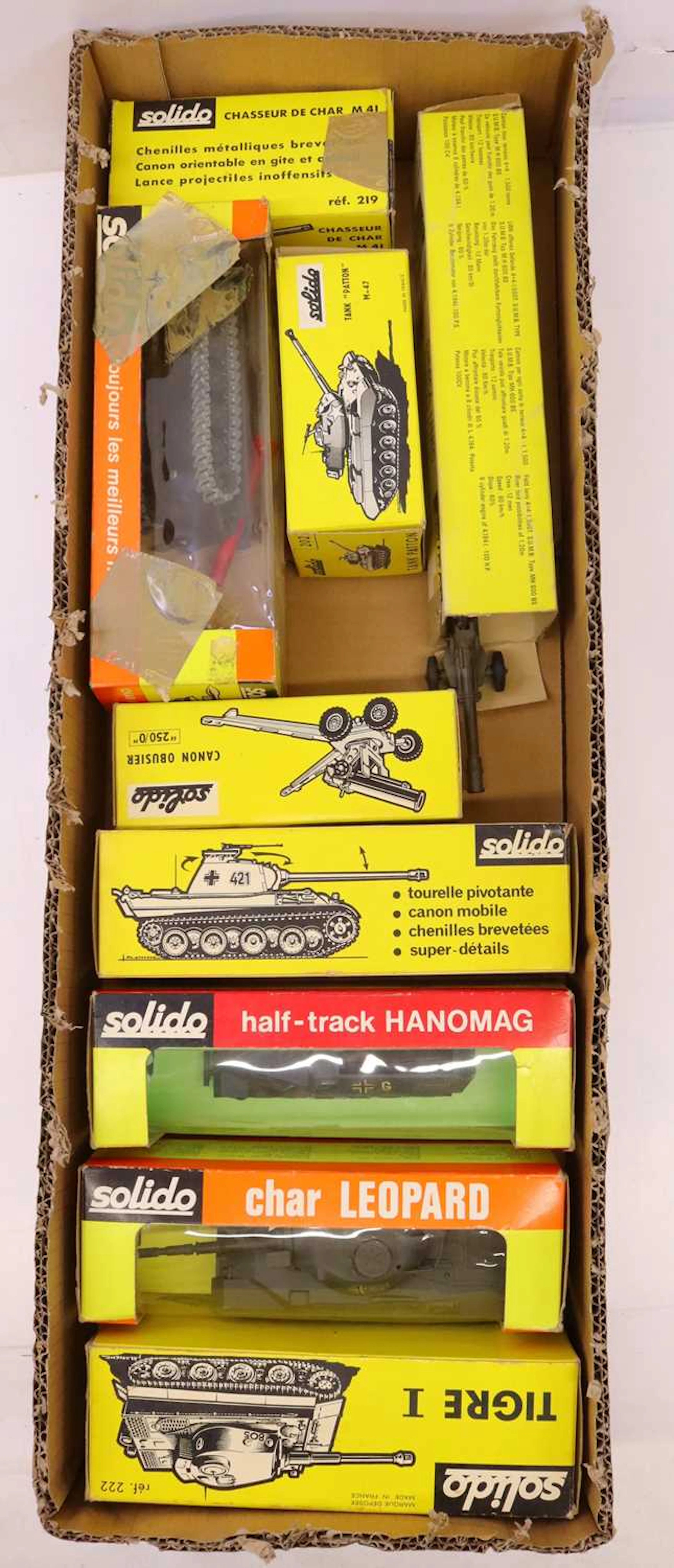 Lot 282 - Collection of Solido military diecast models