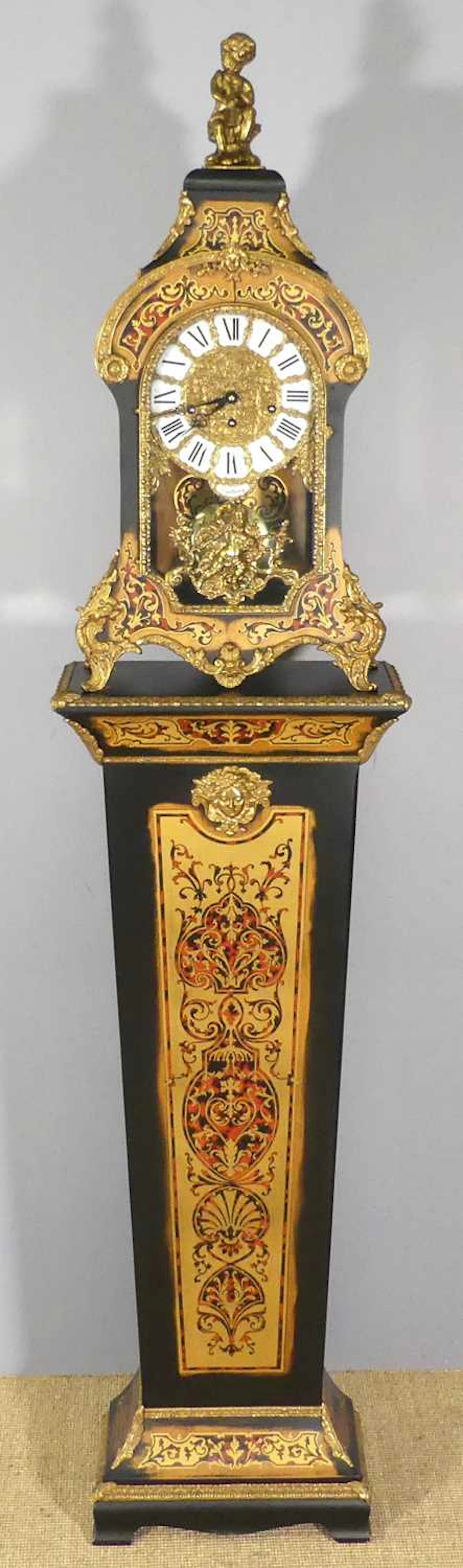 Lot 589 - A contemporary French boulle work effect and