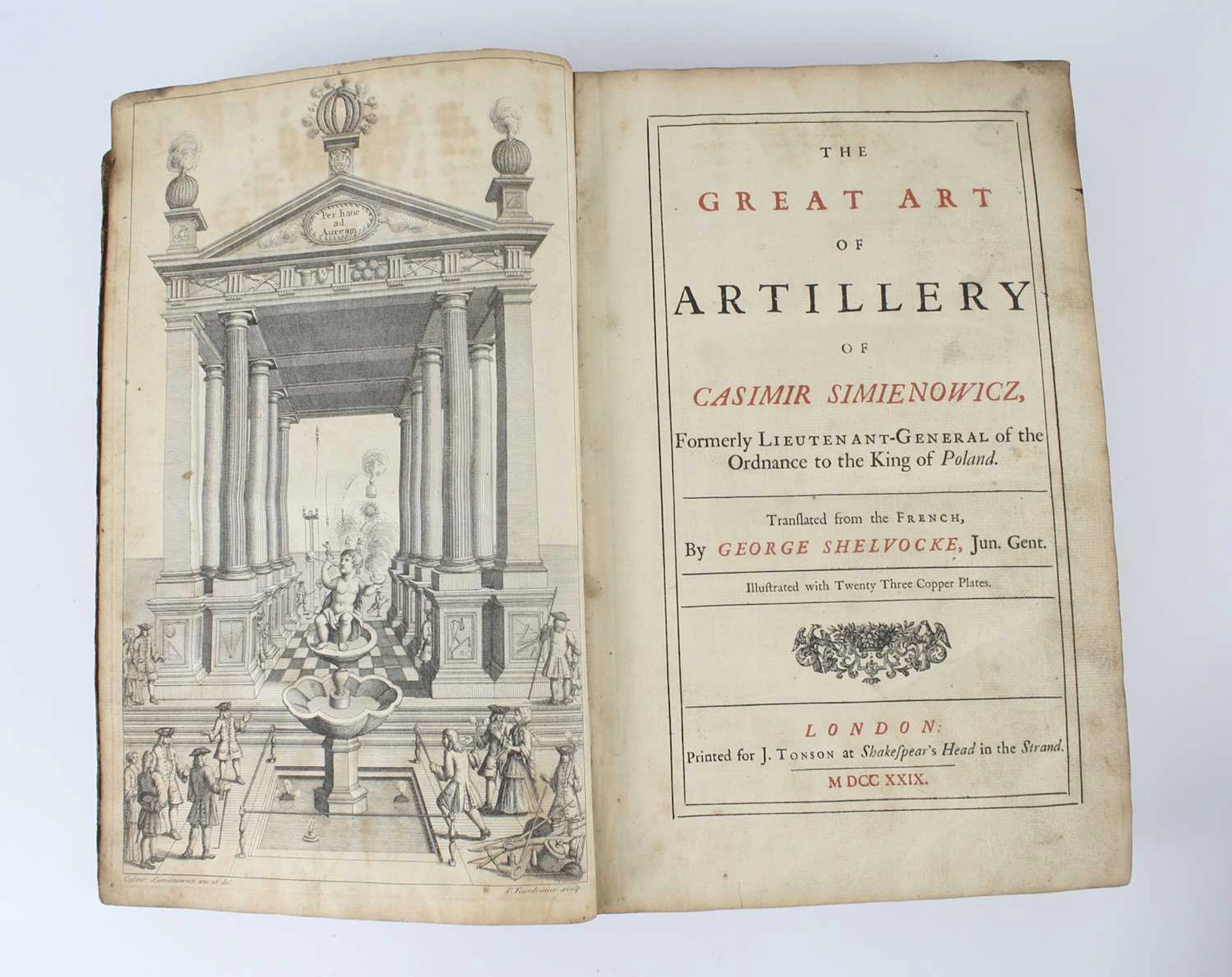 Lot 30 - MILITARY: Siemienowicz, Casimir: The Great