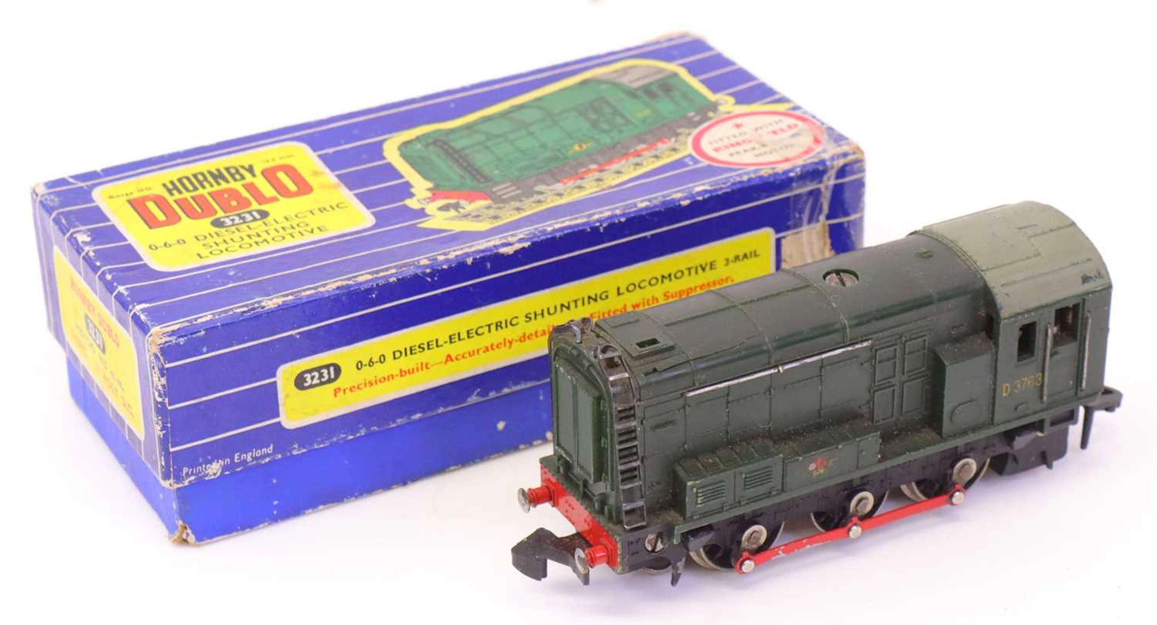Lot 358 - Hornby Dublo 3-rail 3231 0-6-0 diesel
