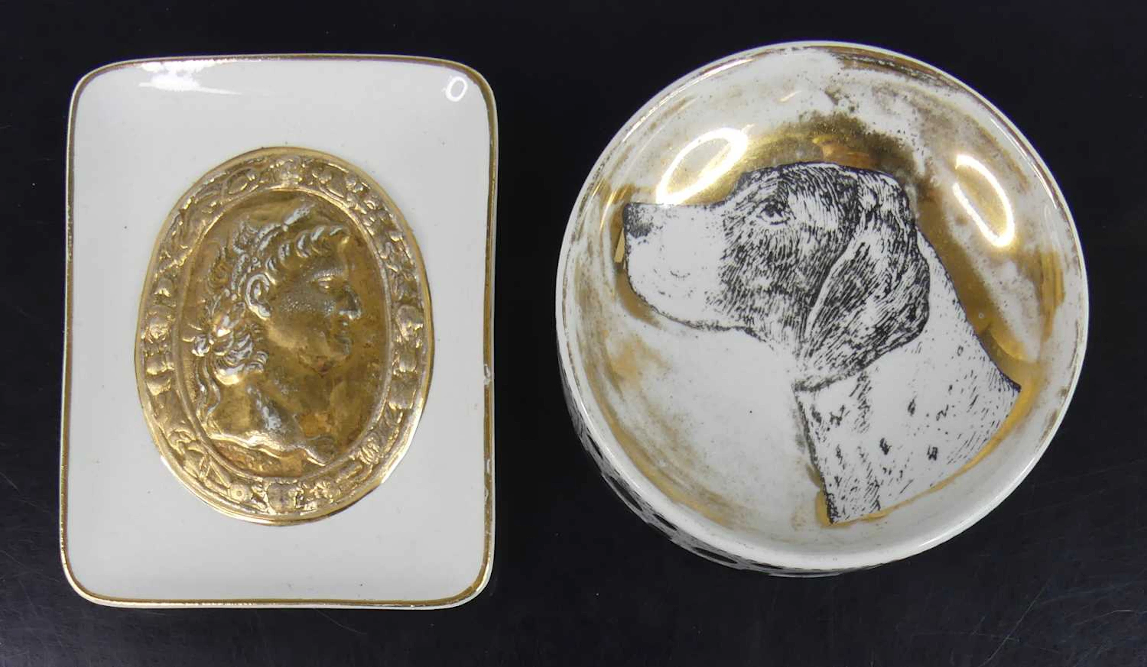 Lot 65 - Fornasetti - a circular ceramic dish, titled '