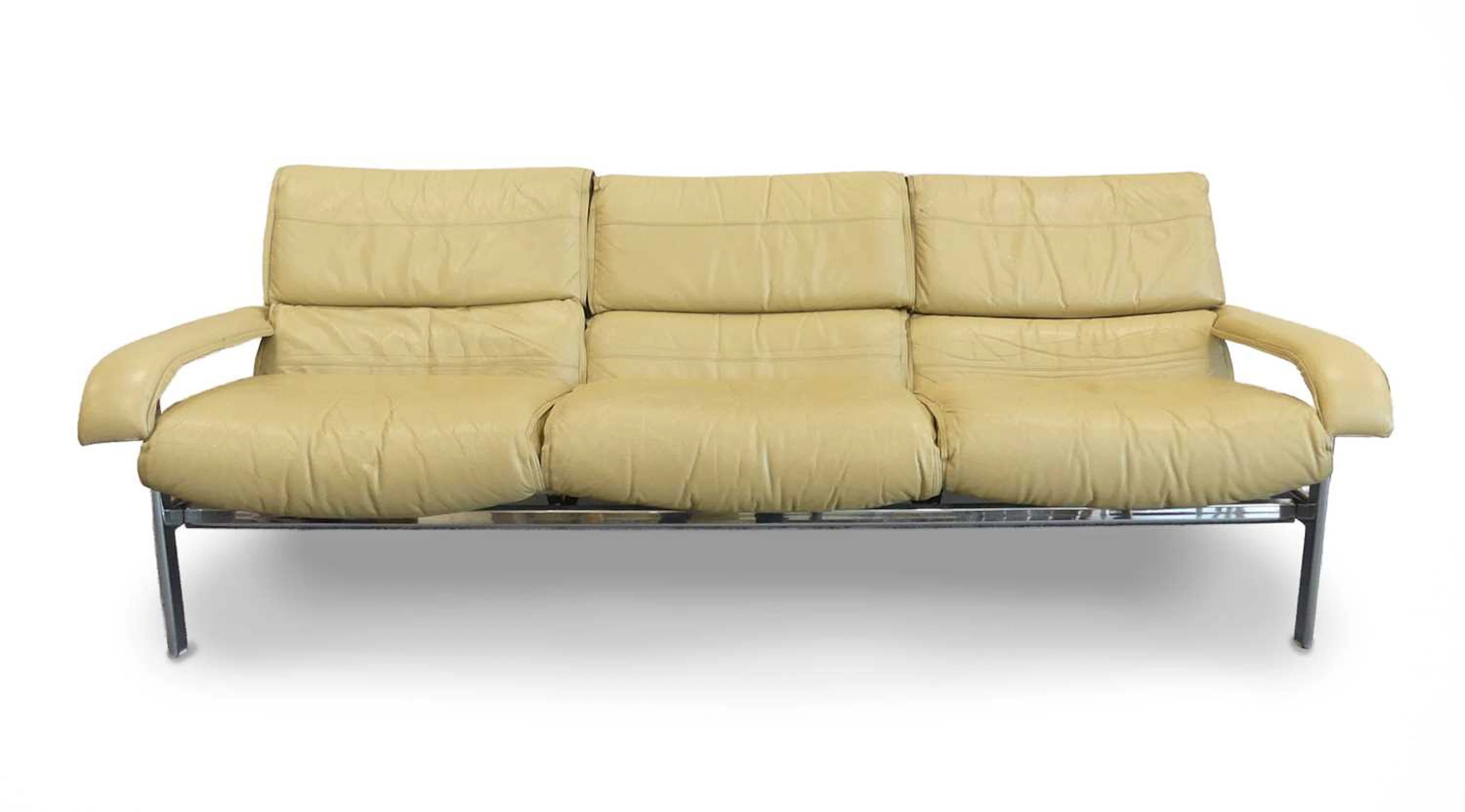 Lot 500 - Pieff Furniture Design - a 1960s chrome