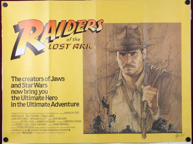 Lot 1011 - Raiders Of The Lost Ark, 1981 UK quad film