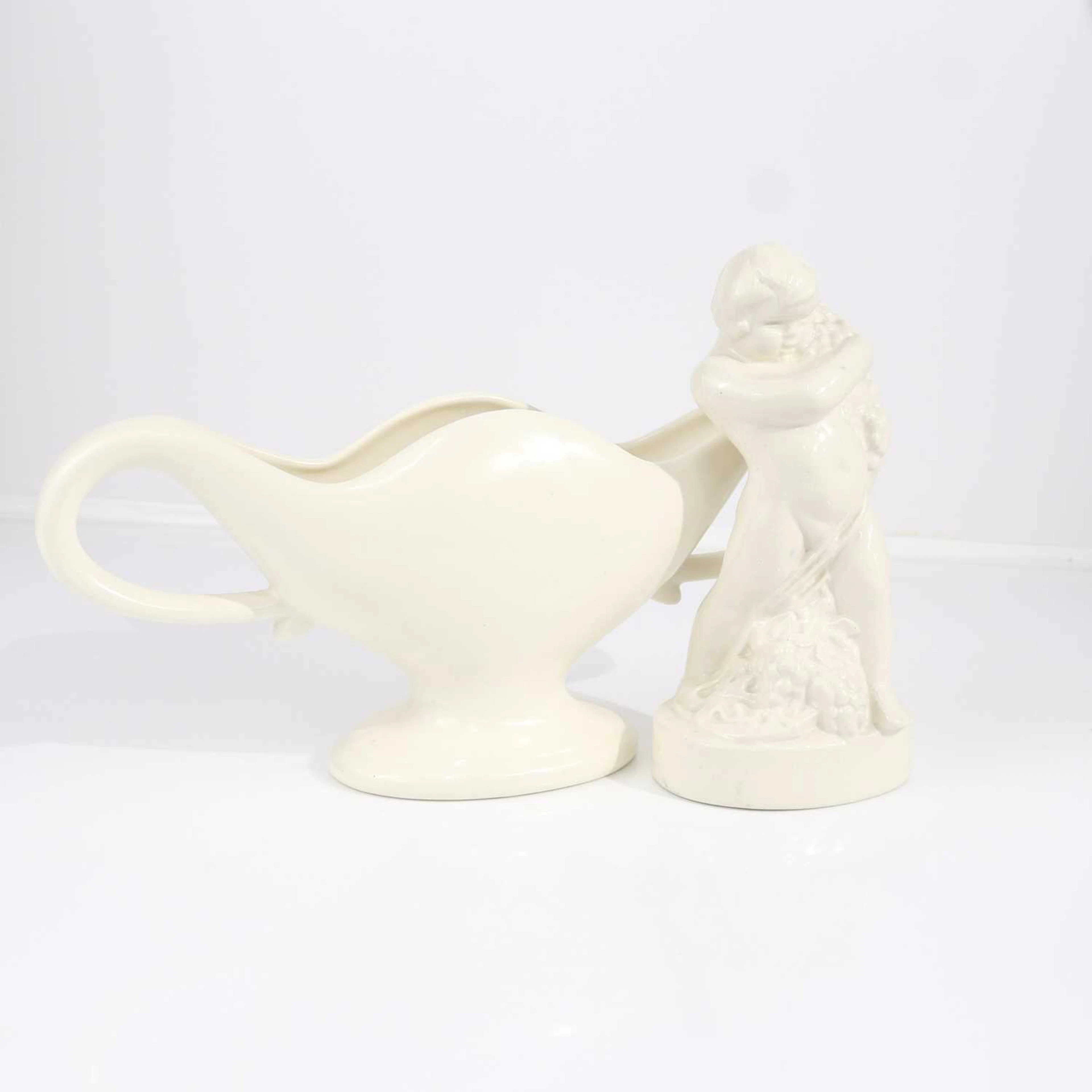 Lot 305 - Ashstead Potters - a 1930s white glazed