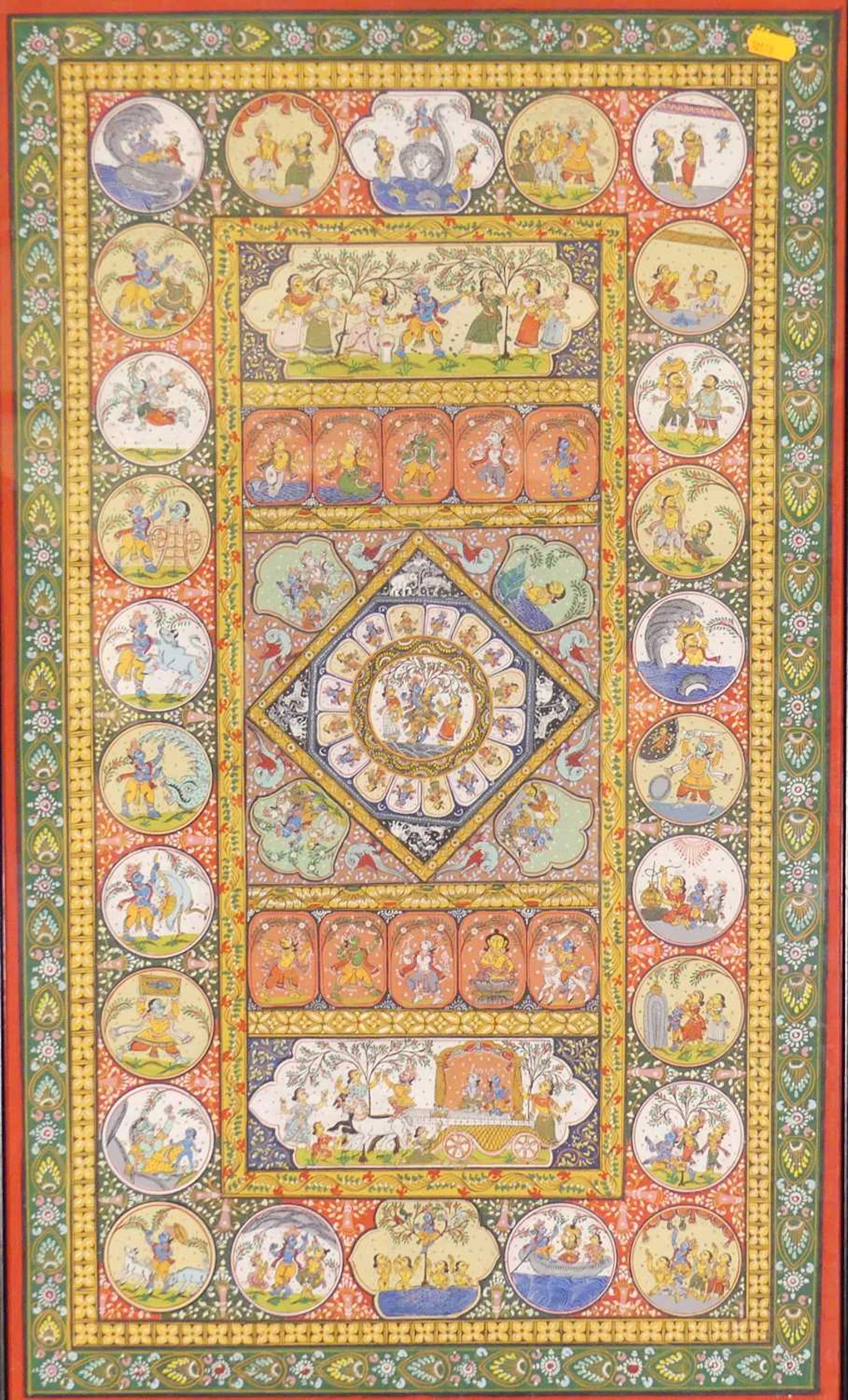 Lot 509 - Late 20th century Indian school - gouache