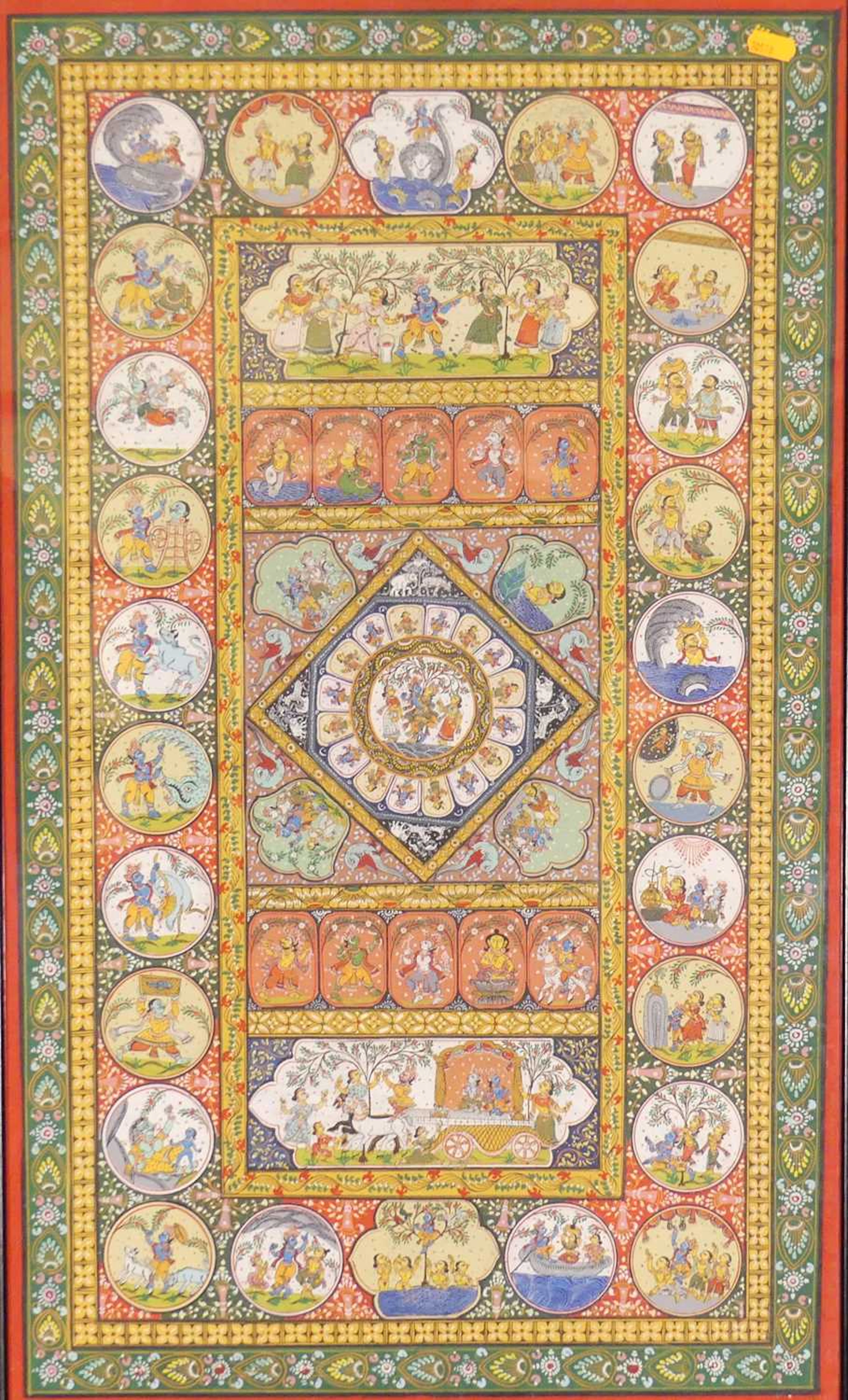 Lot 509 - Late 20th century Indian school - gouache
