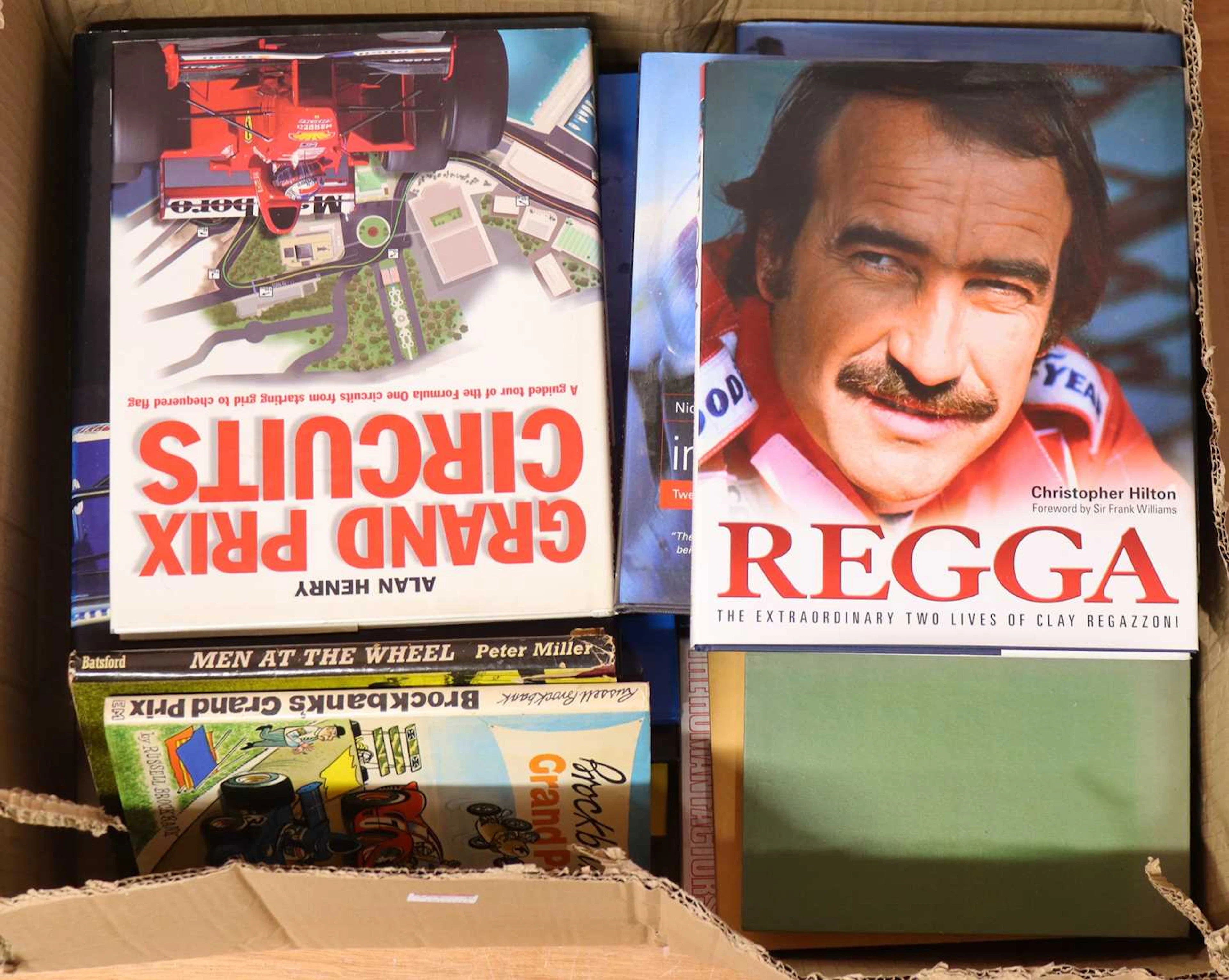 Lot 2053 - A box of racing interest collectors books