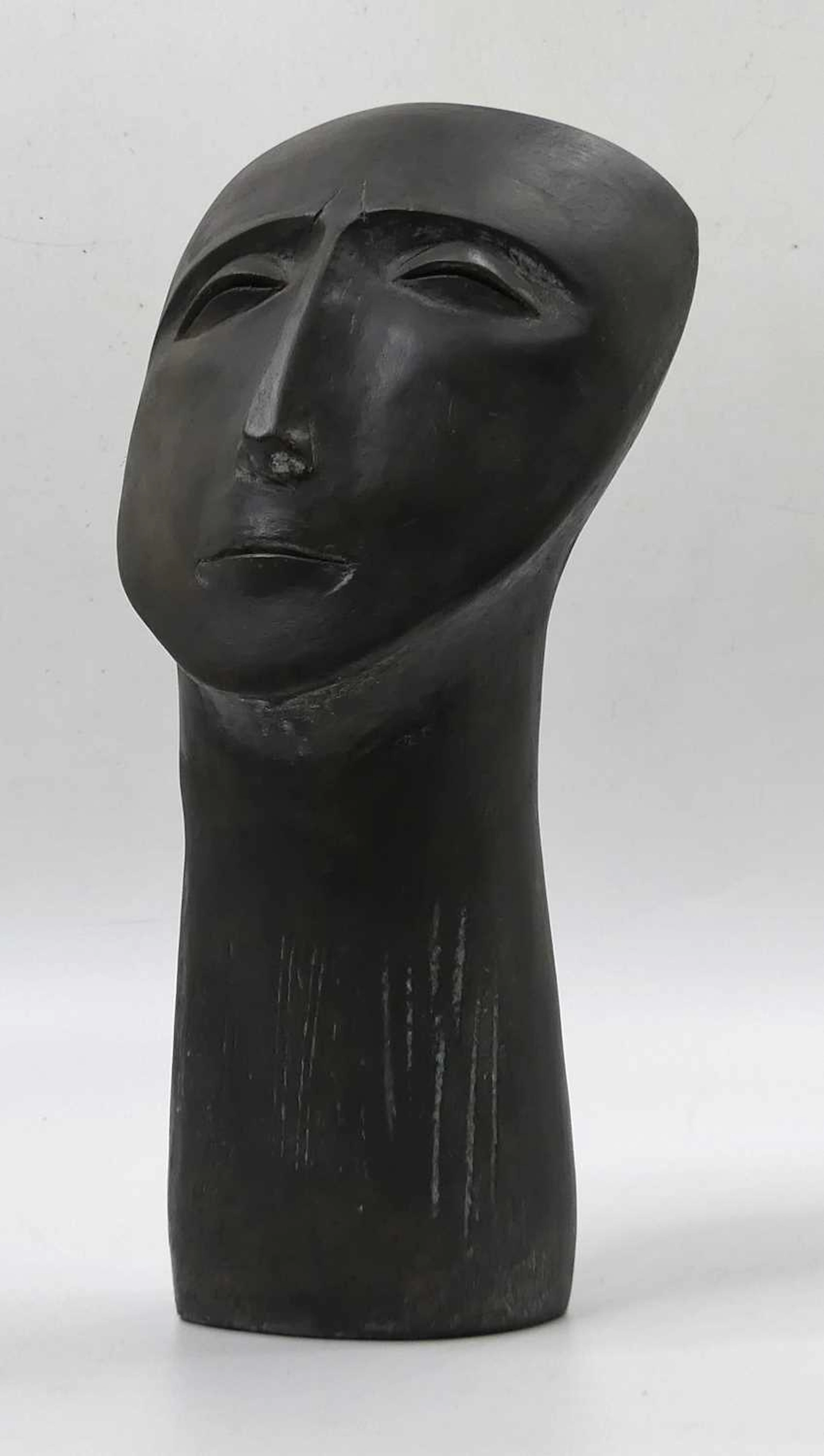 Lot 1096 - Style of Amedeo Modigliani - Bust