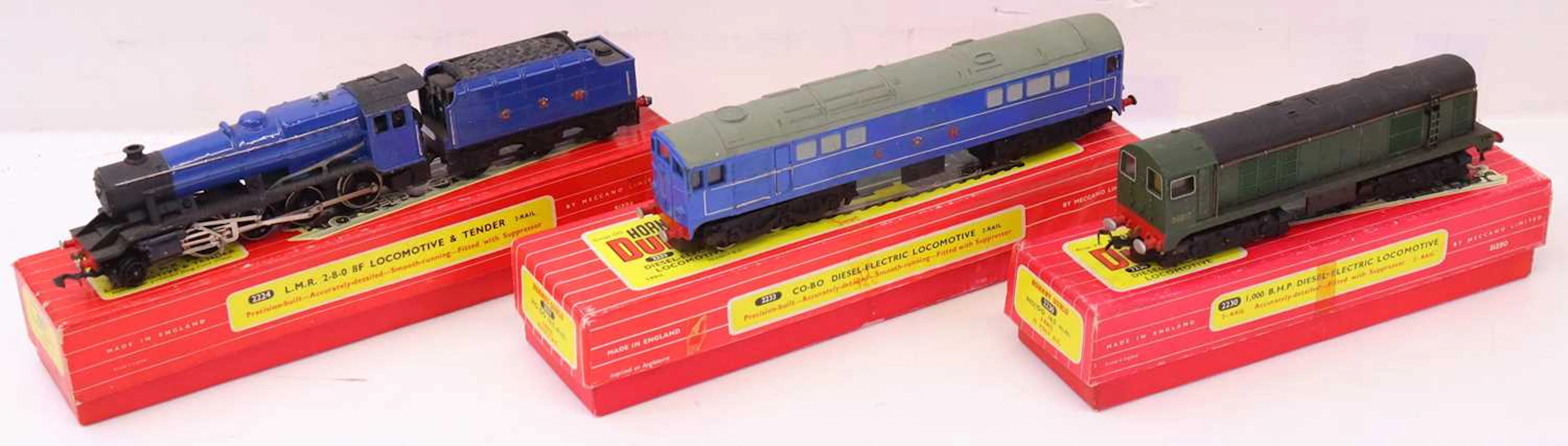 Lot 567 - Three Hornby Dublo two-rail locos to include