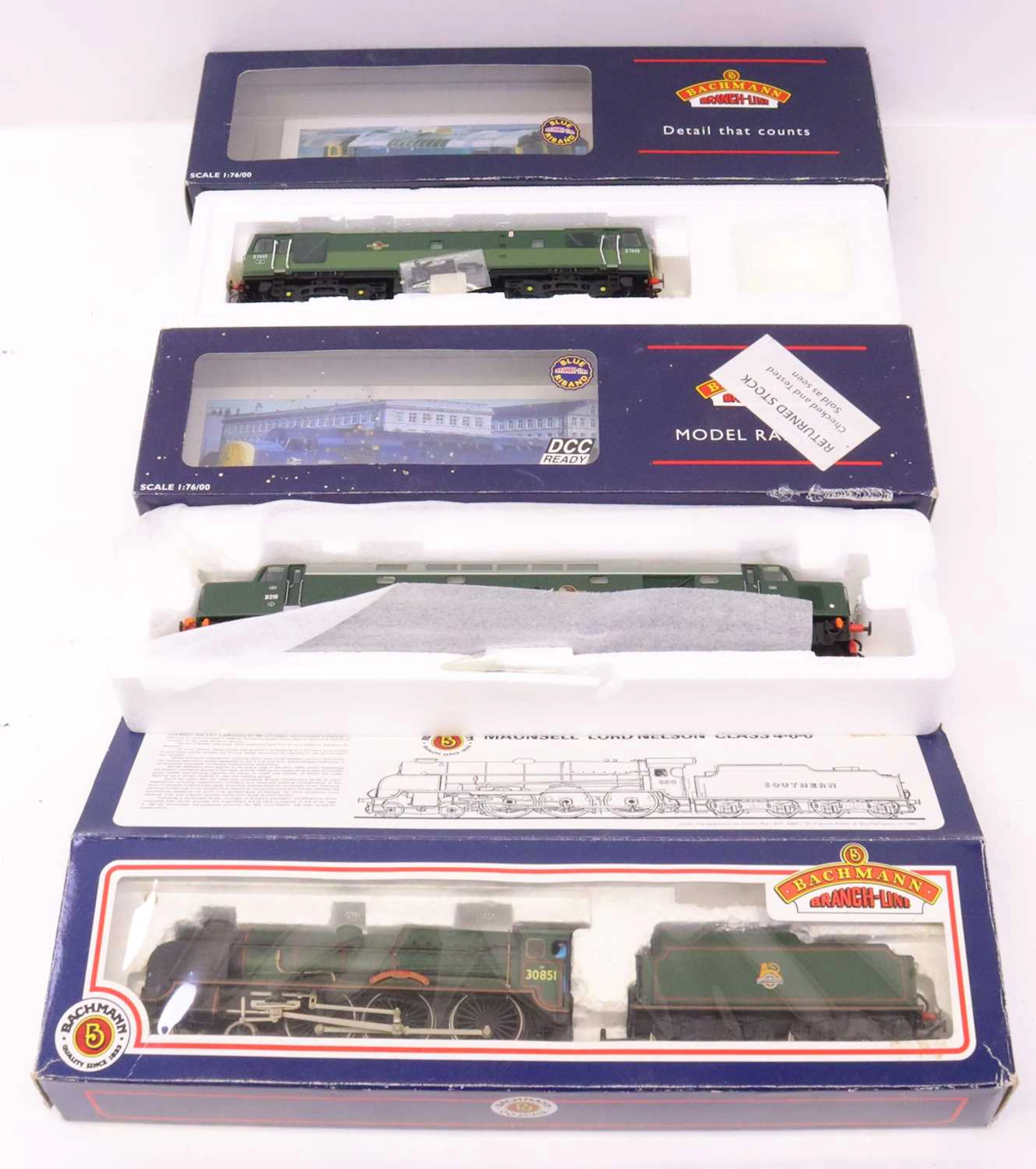 Lot 659 - Three Bachman 00 gauge locos to include a