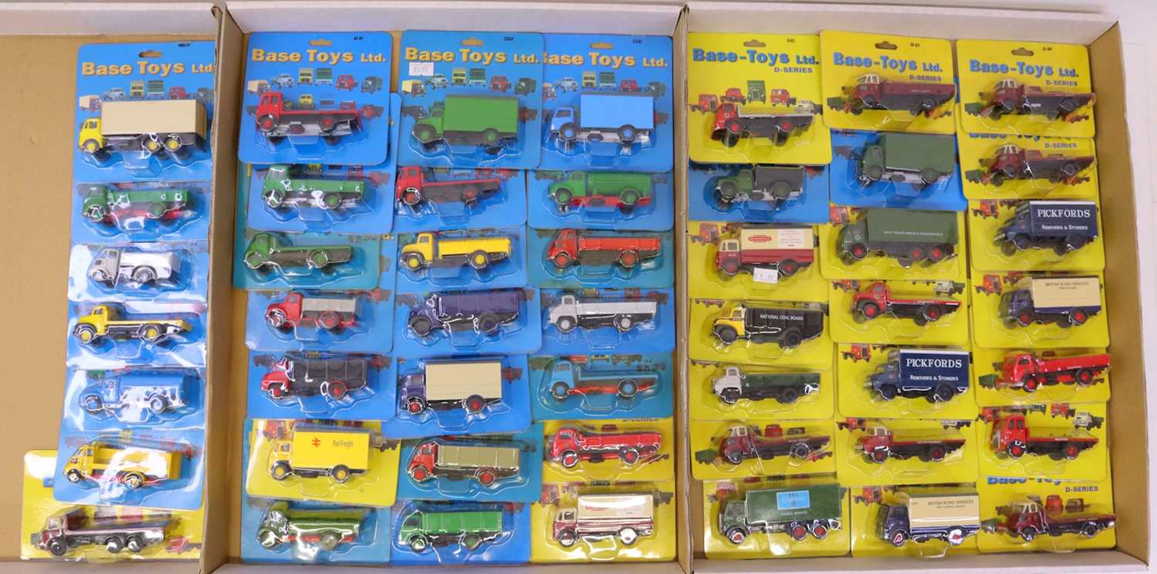 Lot 265 - 50 plastic cased Base Toys commercial