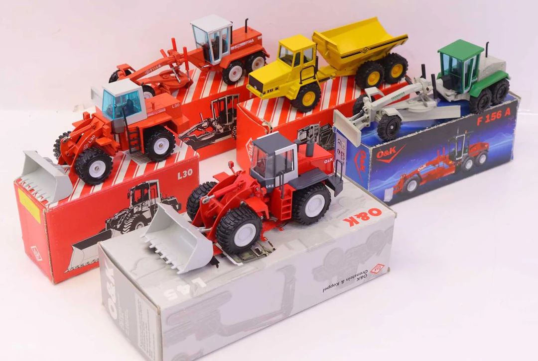 Lot 515 - Five various boxed O&K NZG and similar 1/50