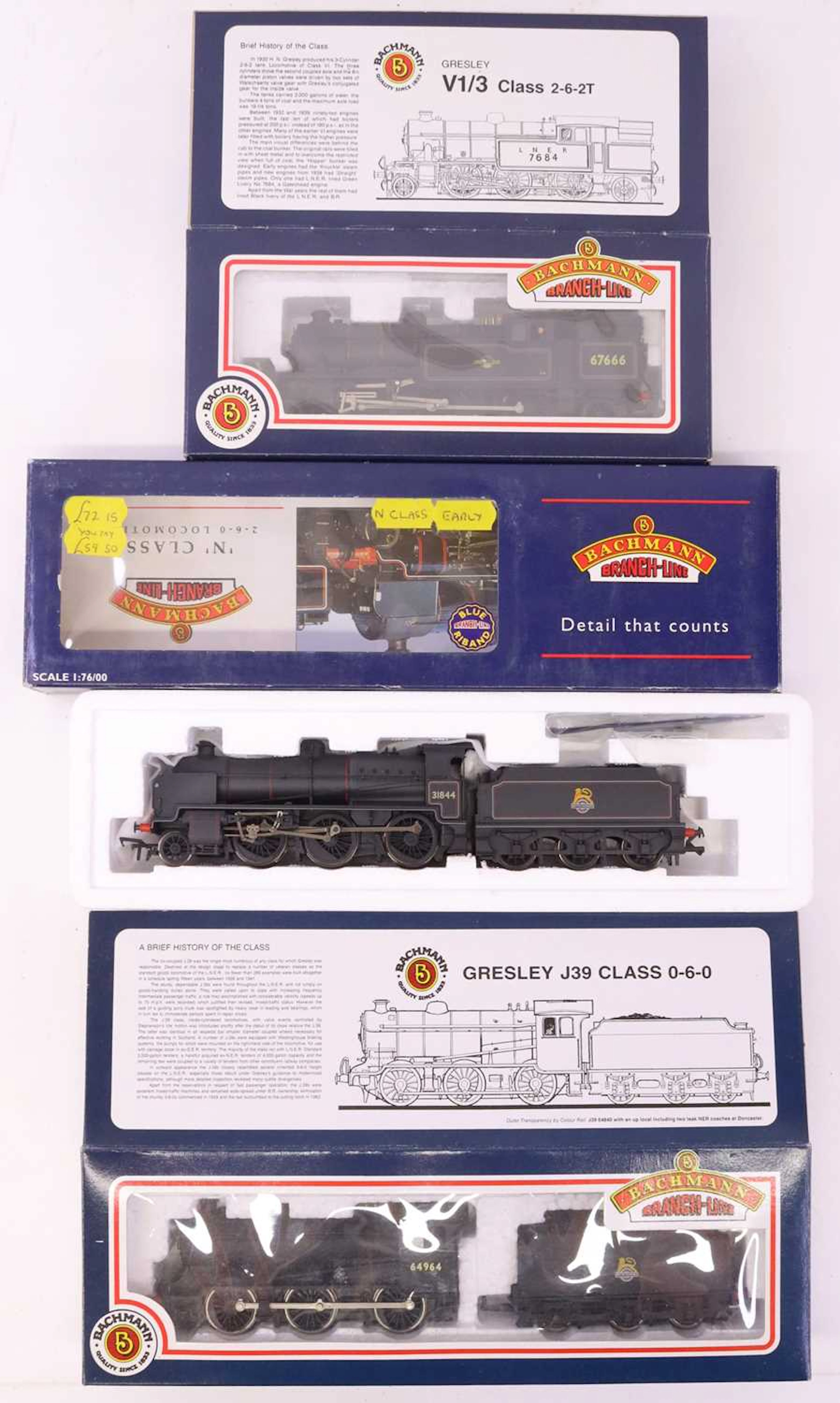Lot 422 - Three Bachmann 00 gauge locos to include a