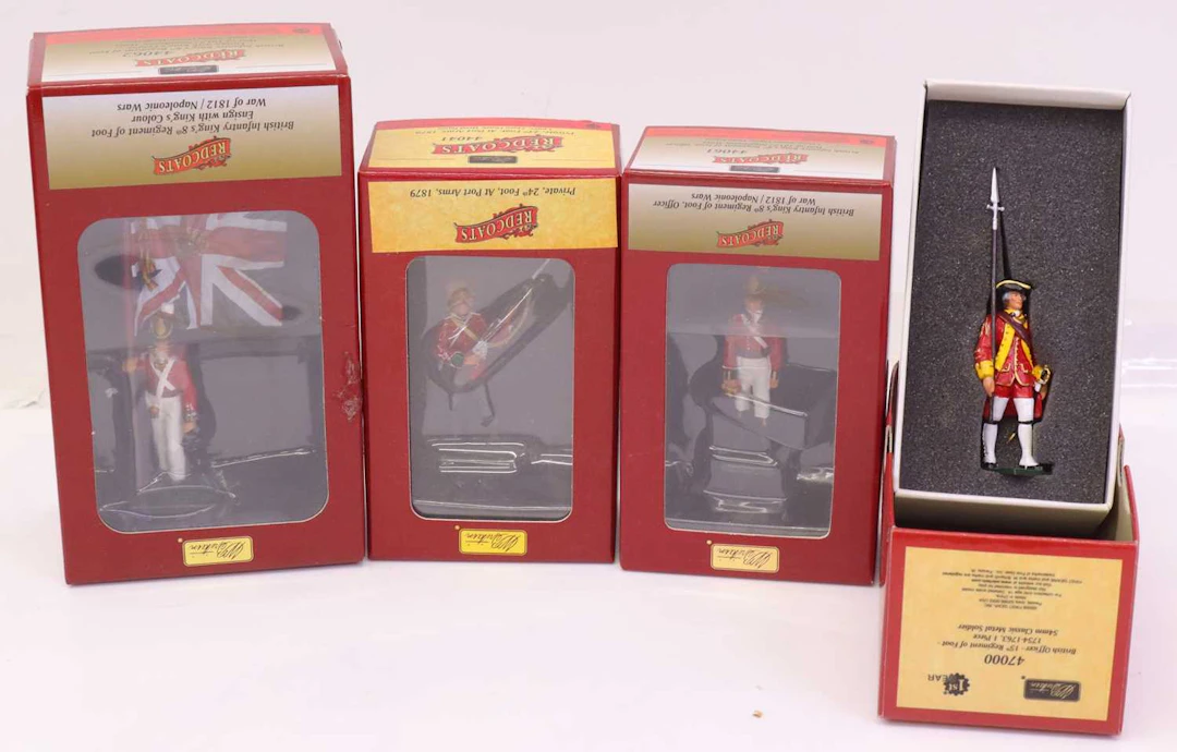 Lot 394 - Britains First Gear Red Coats series group