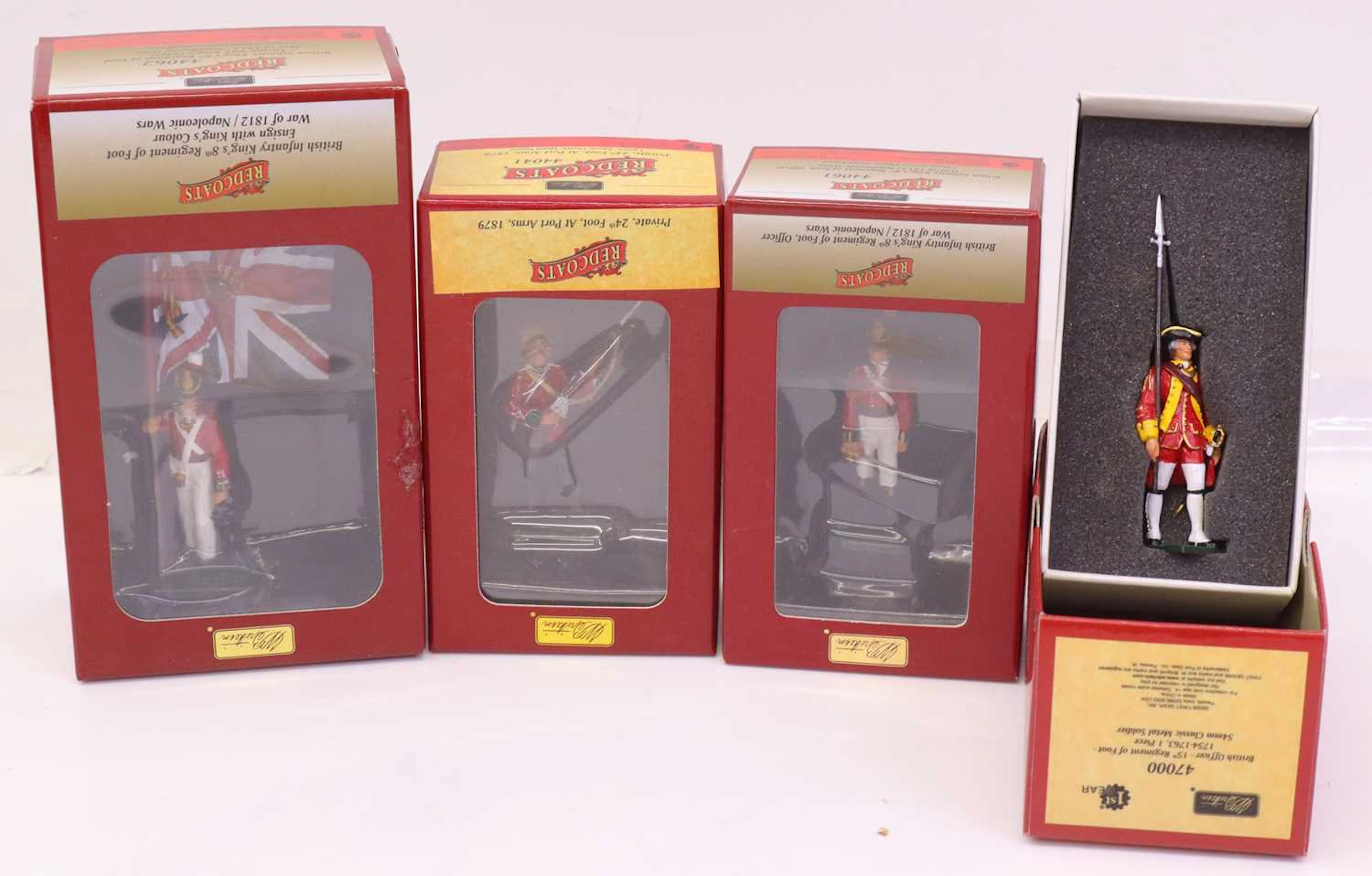 Lot 394 - Britains First Gear Red Coats series group