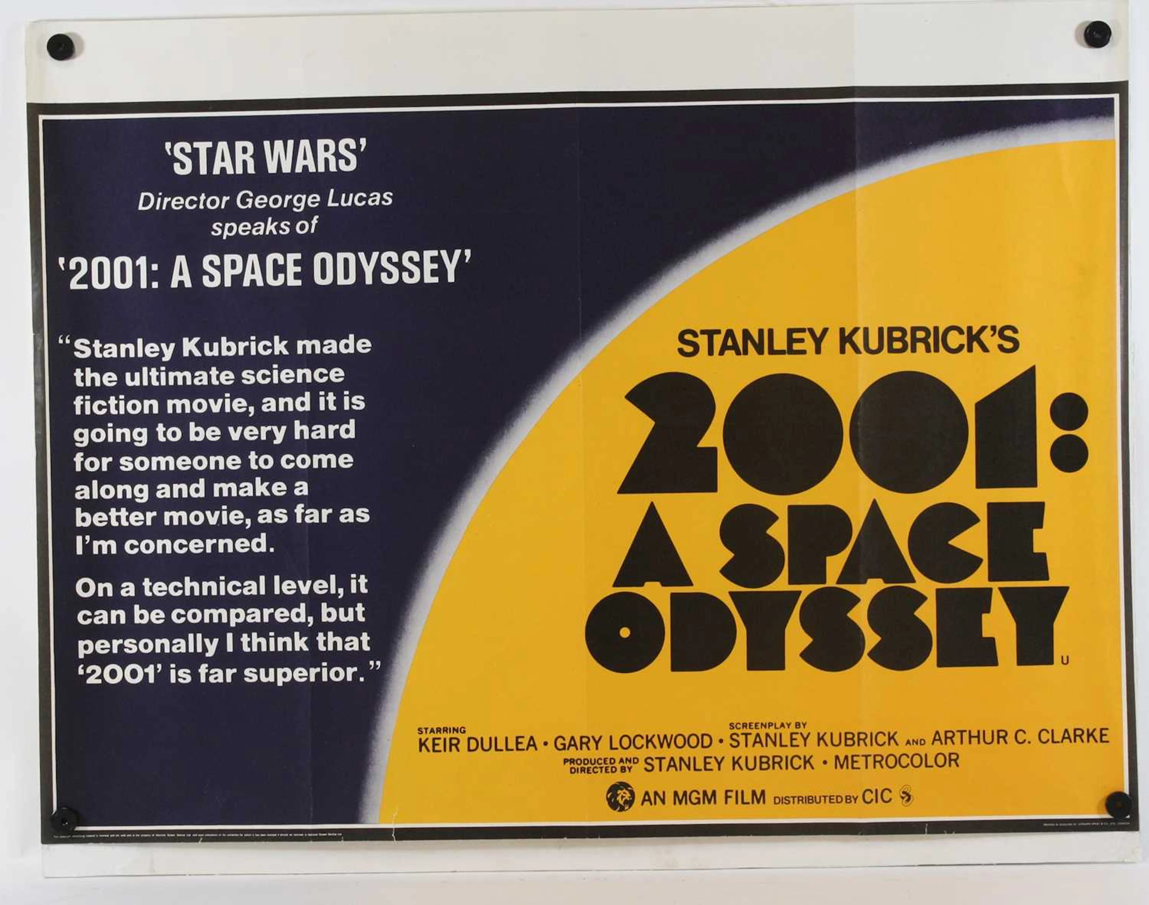 Lot 1078 - 2001 A Space Odyssey, 1978 re-release, UK