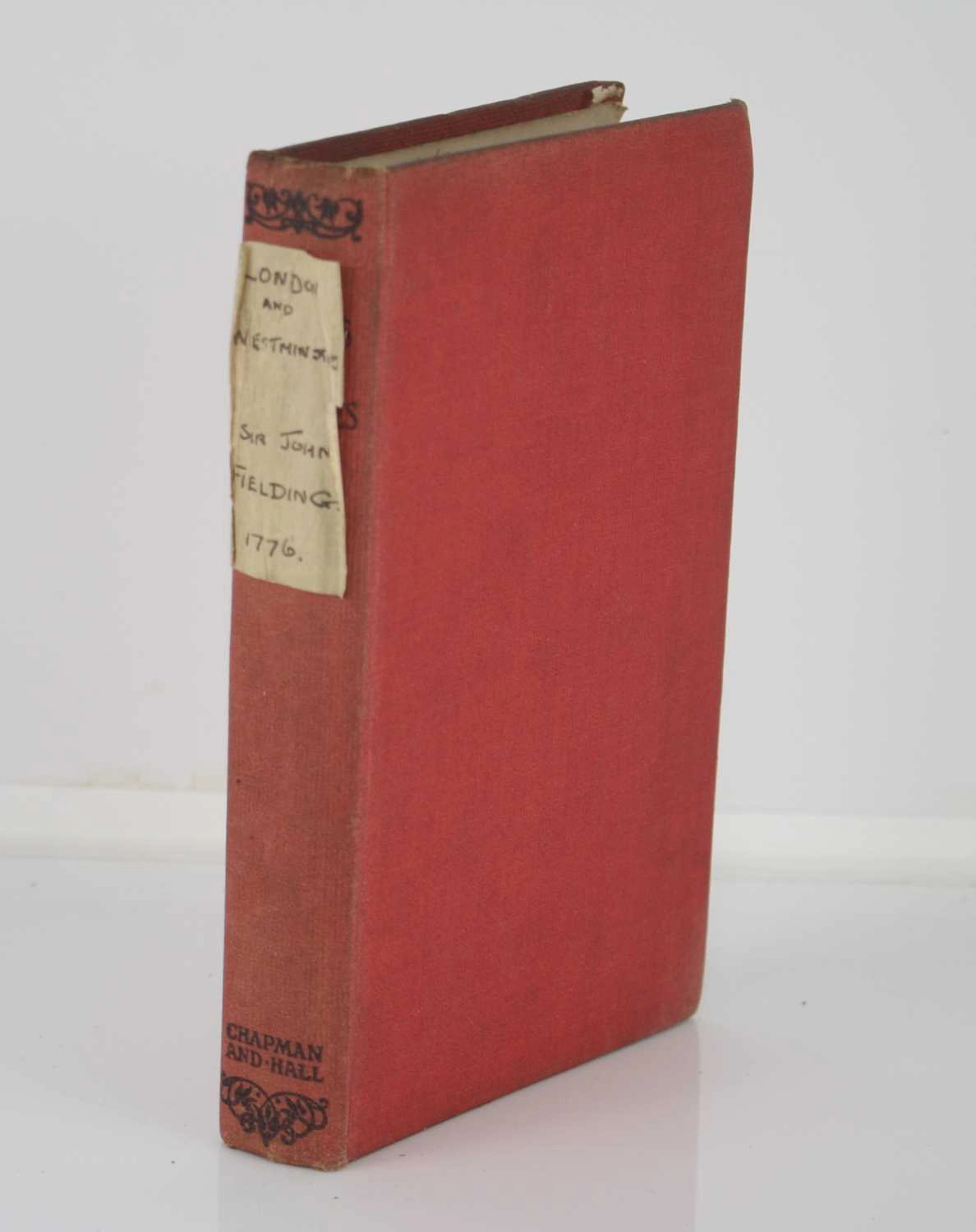 Lot 205 - Fielding, Sir John; A brief description of