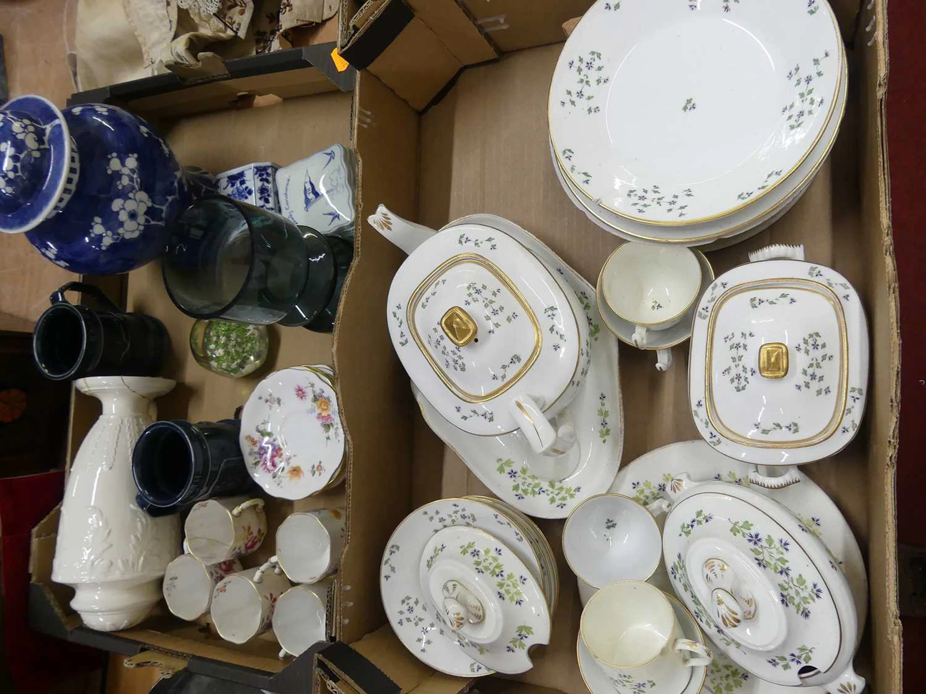 Lot 150 - A collection of ceramics, to include a 19th