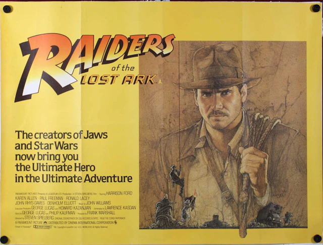 Lot 1030 - Raiders Of The Lost Ark, 1981 UK quad film