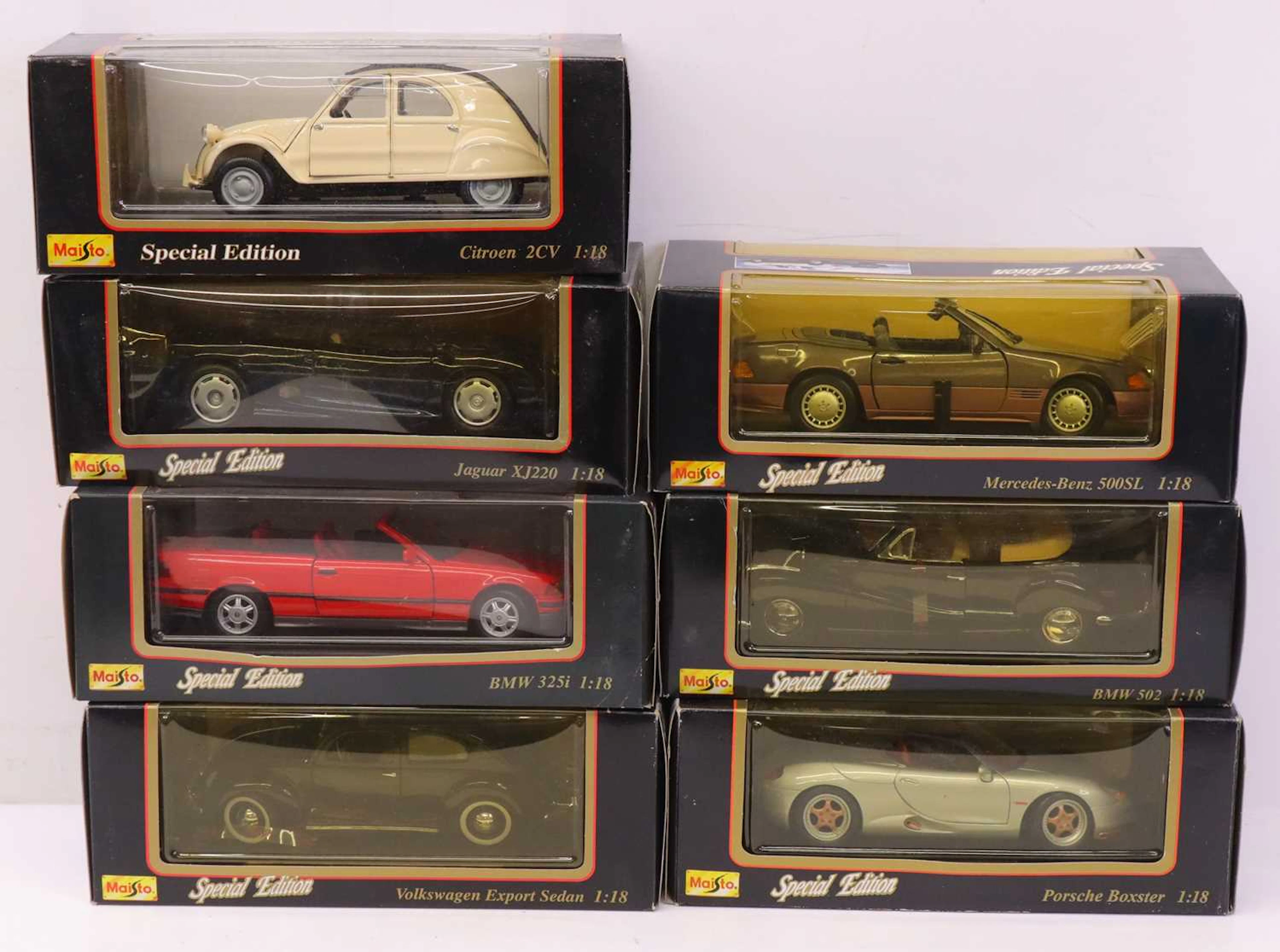 Lot 172 - 7 various boxed Maisto 1/18th scale diecast