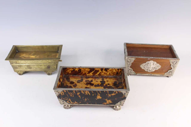 Lot 222 - Three Indonesian Rectangular Decorative