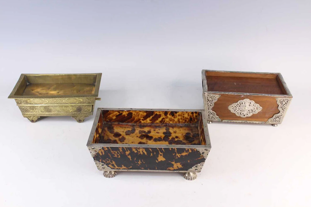 Lot 222 - Three Indonesian Rectangular Decorative
