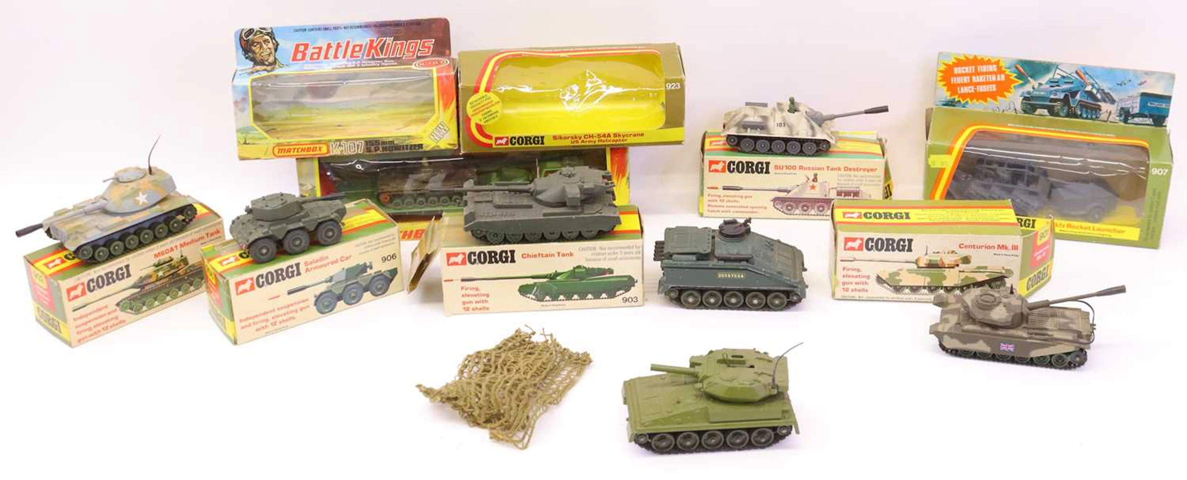 Lot 131 - Corgi a collection of late release military