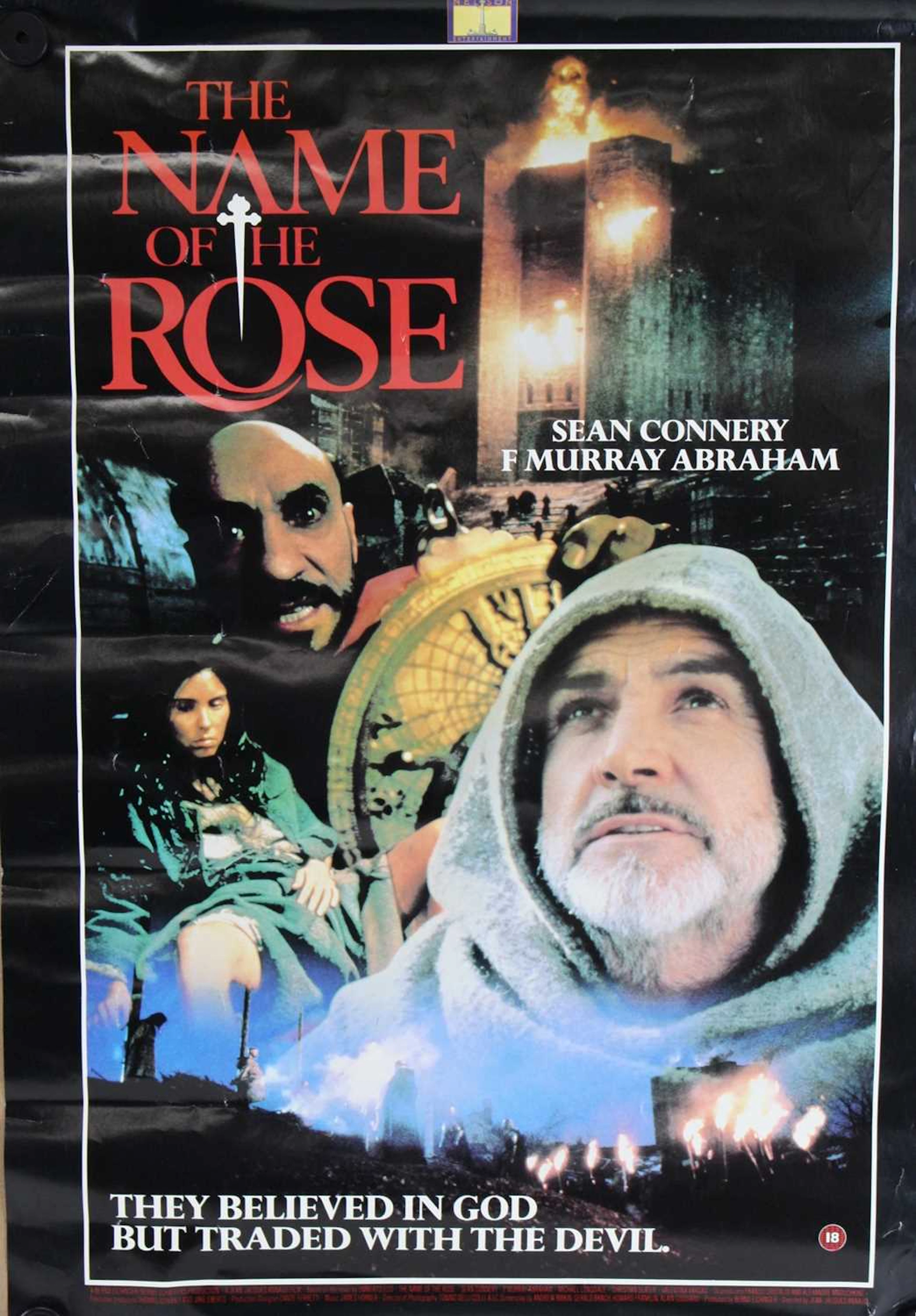 Lot 1337 - The Name Of The Rose, 1986 VHS movie cover