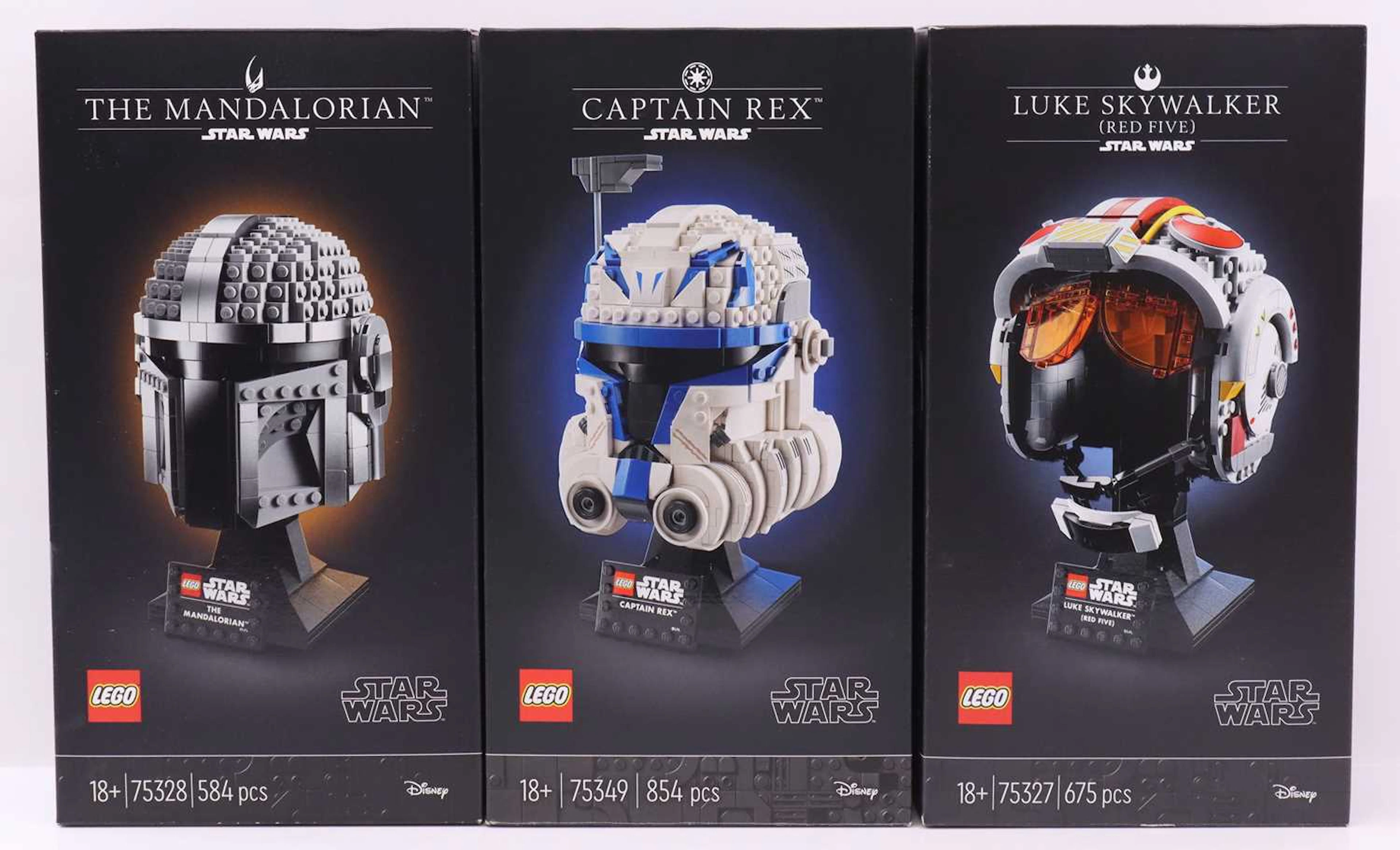 Lot 70 - Lego Disney Star Wars Helmet Collection