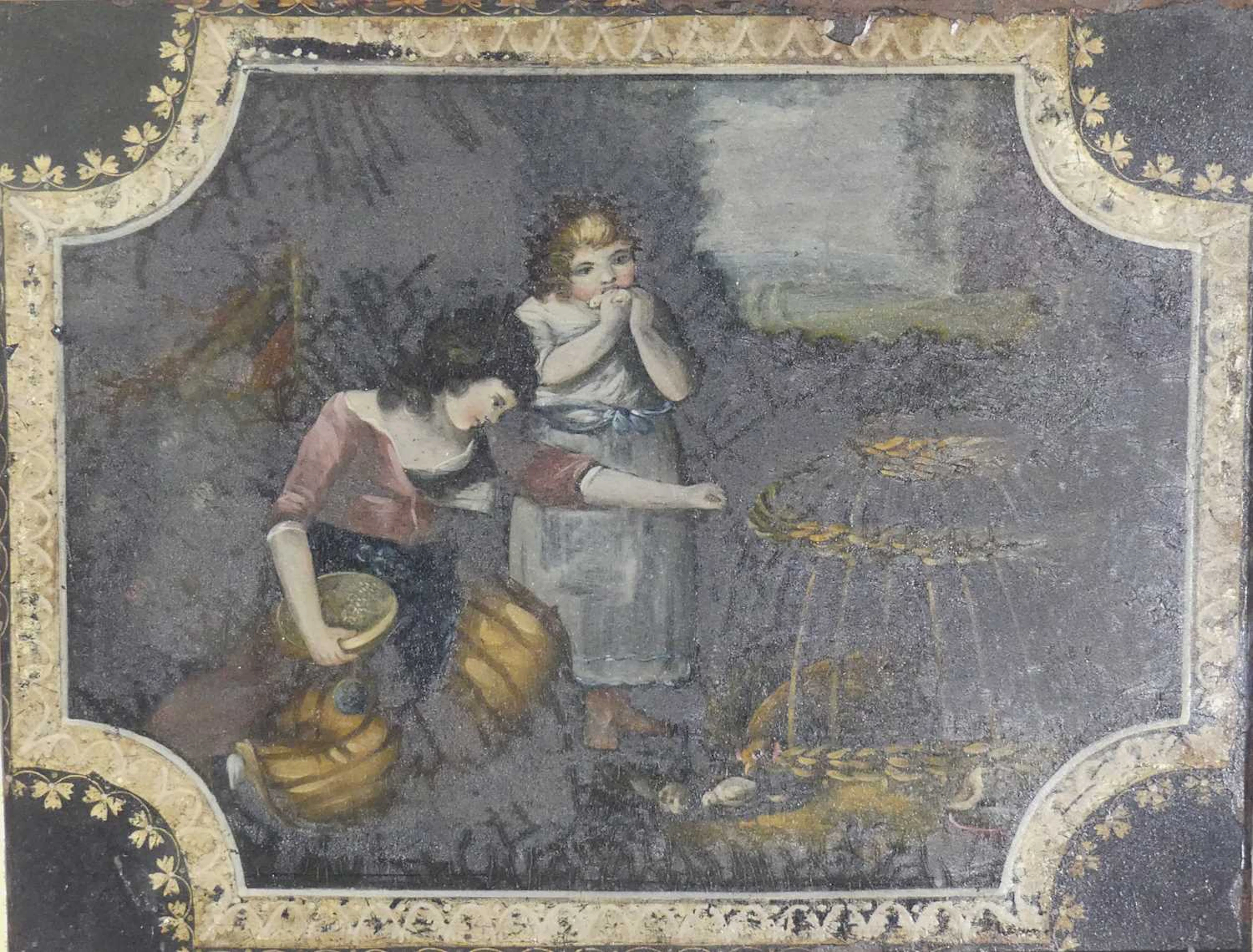 Lot 547 - 19th century English school - Feeding the