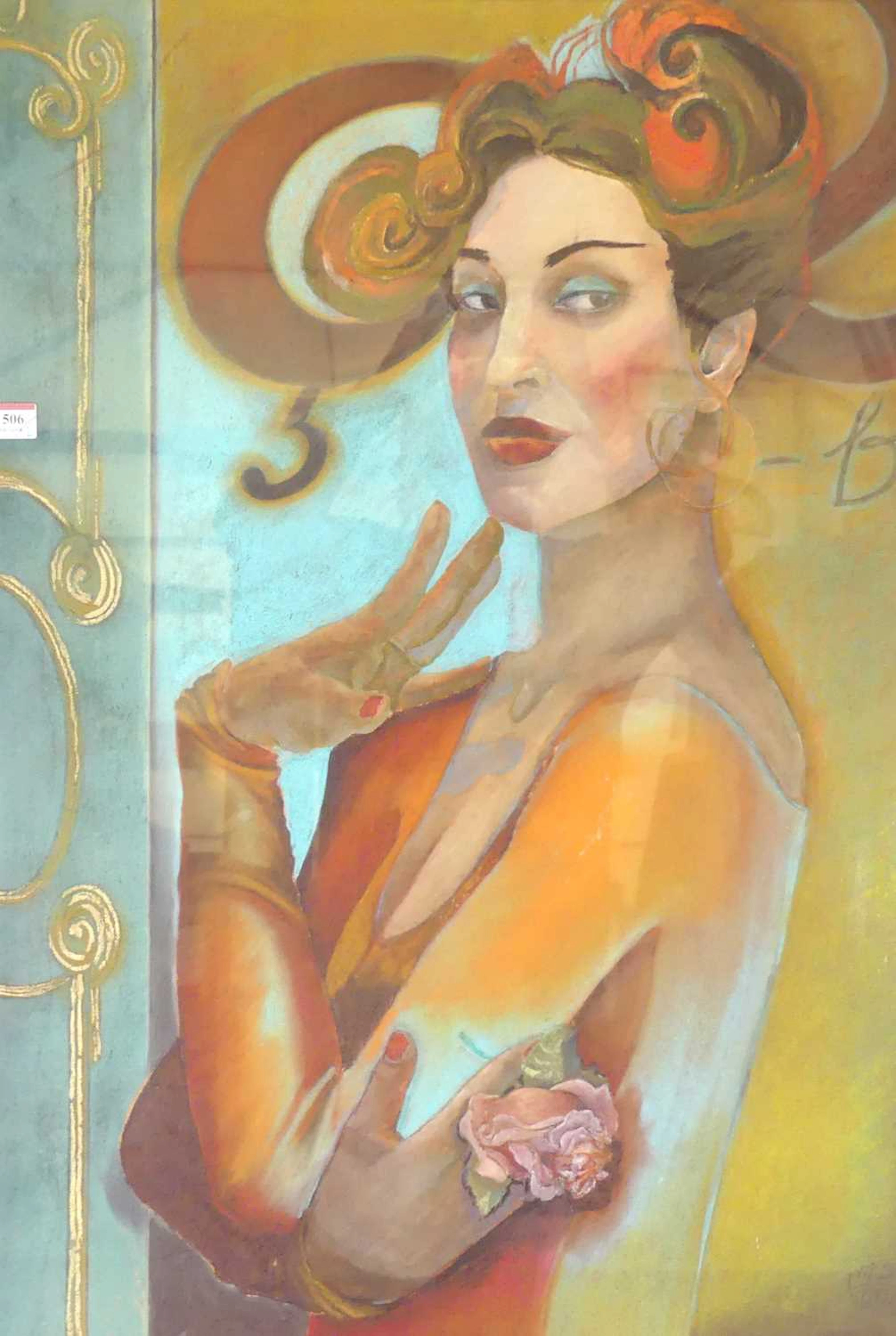 Lot 506 - A contemporary portrait of a young woman