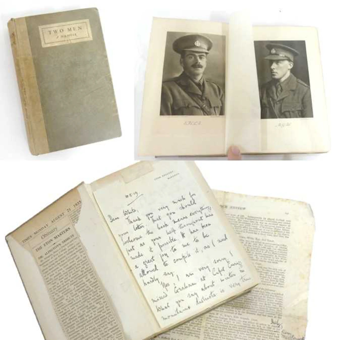 Lot 26 - Howson, Hugh; Two Men*. A Memoir, Oxford
