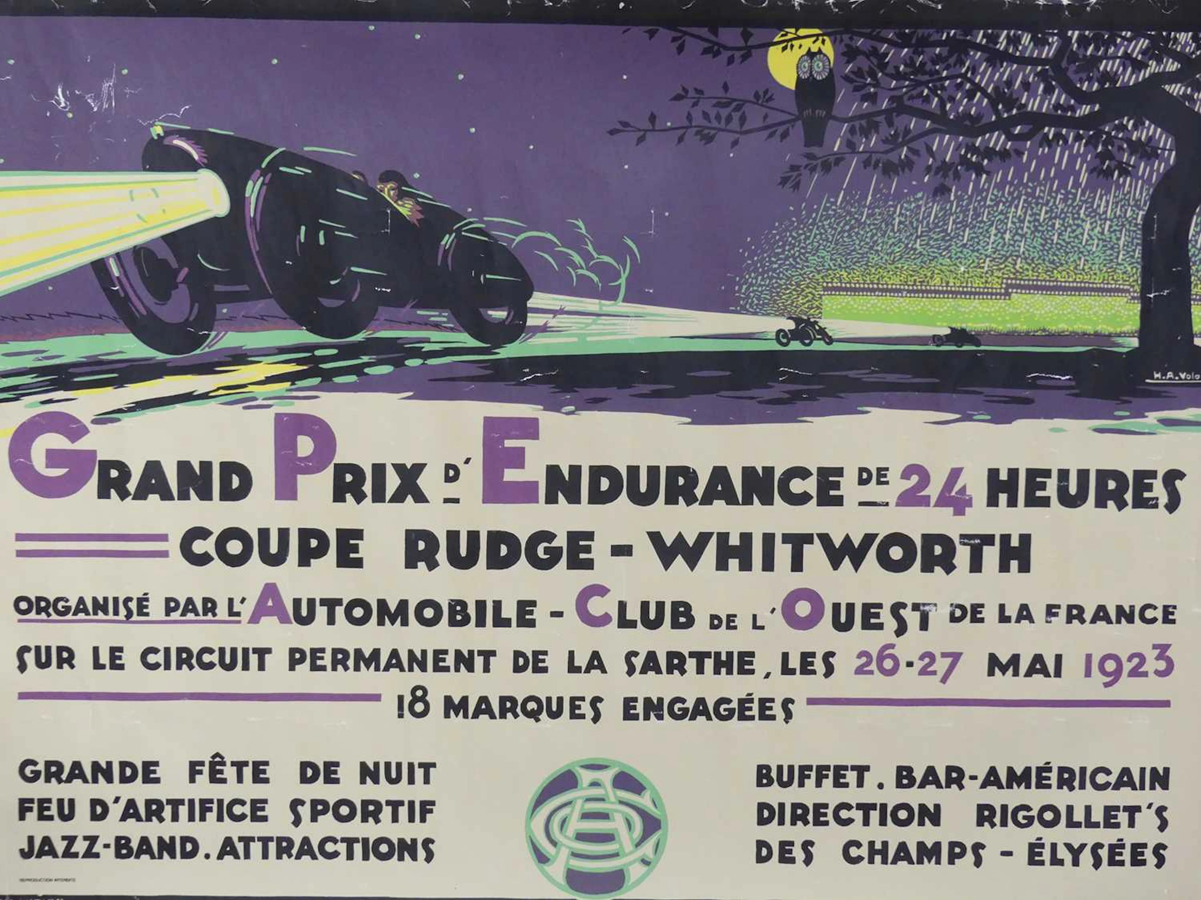 Lot 533 - A French Art Deco poster print for the 24