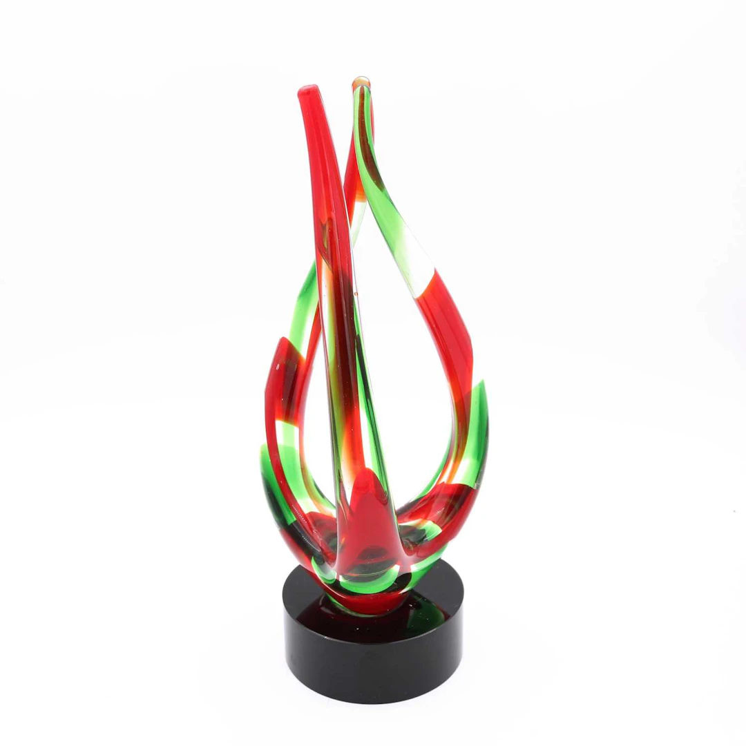Lot 20 - A Murano style coloured glass sculpture of