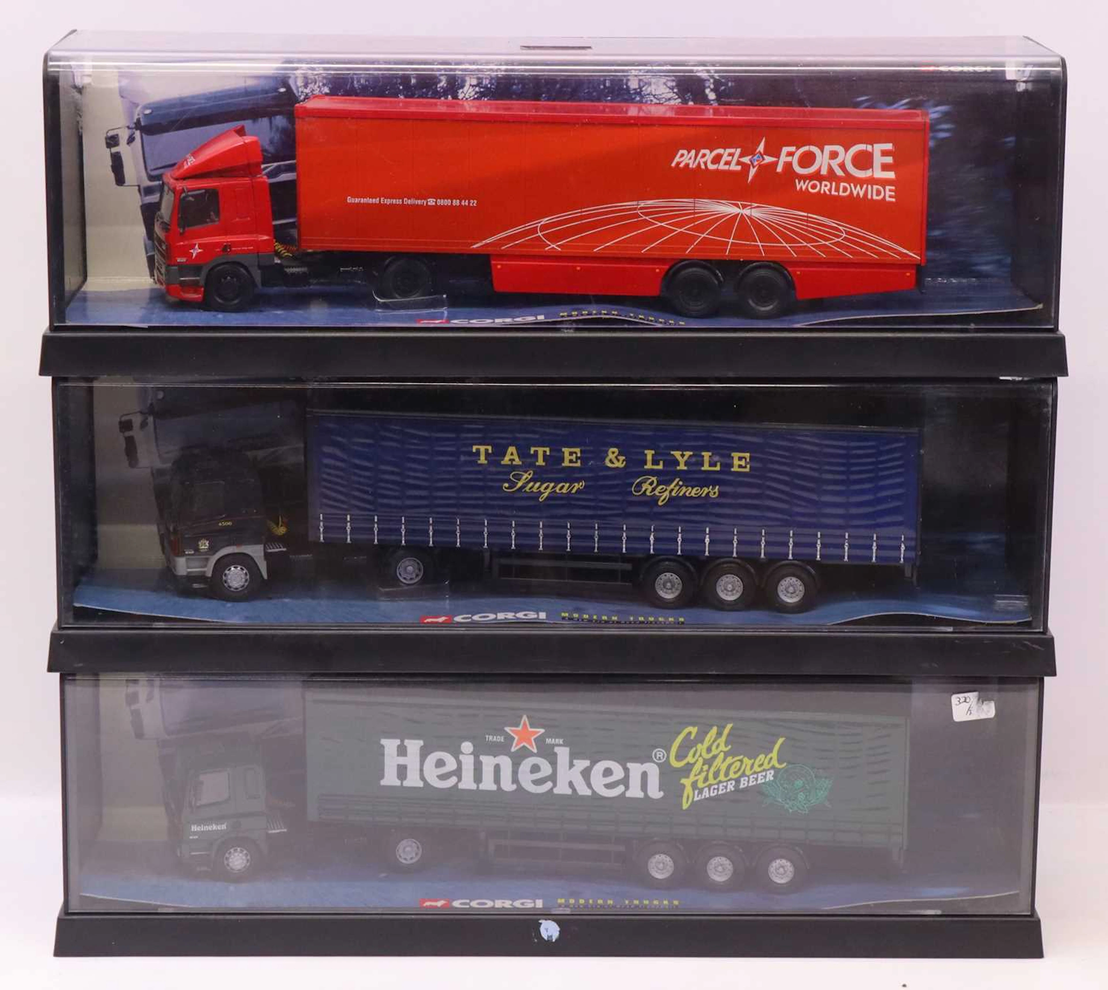 Lot 200 - Three various boxed Corgi modern trucks 1:50