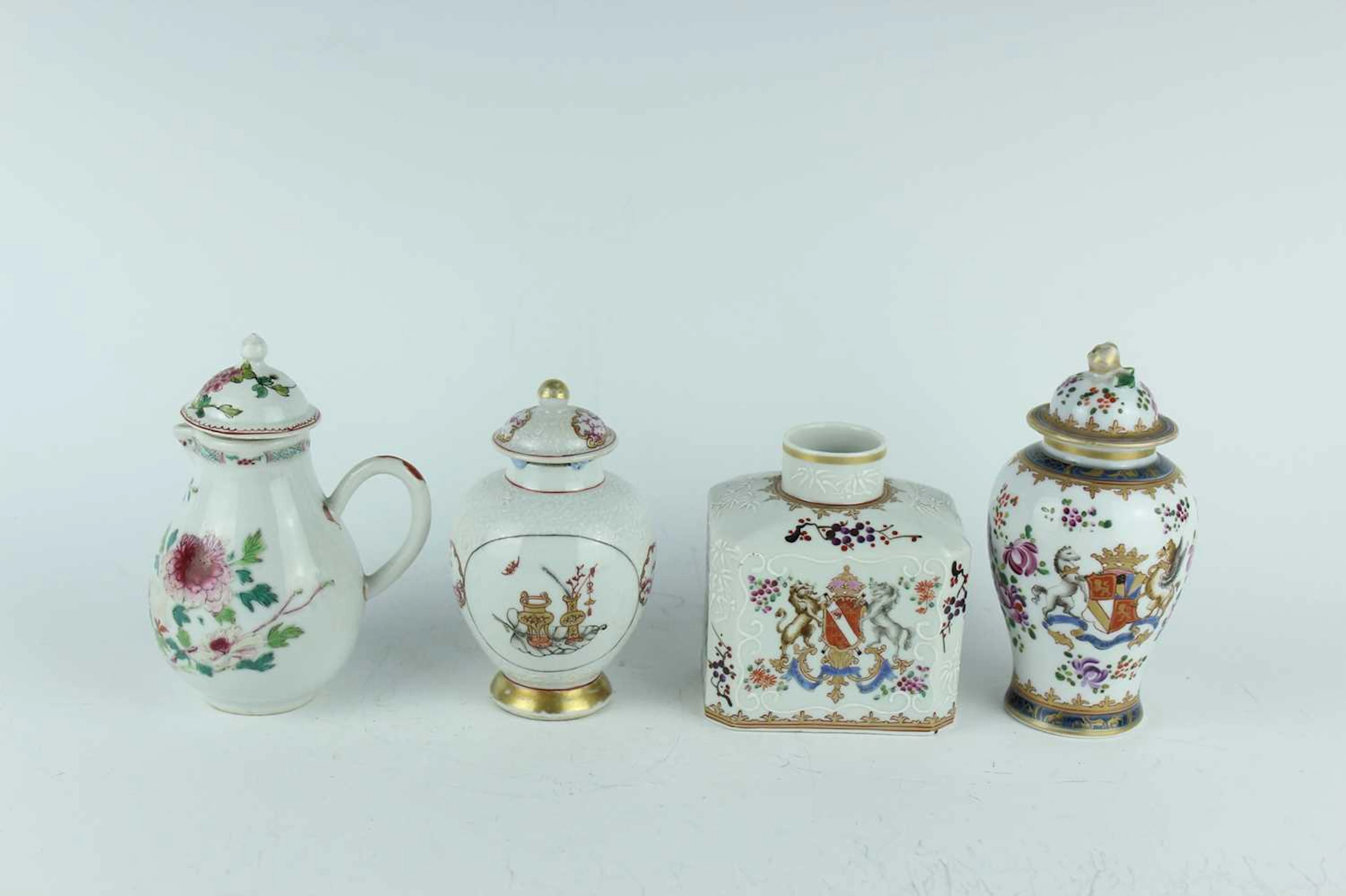 Lot 119 - Four Chinese and Samson famille rose
