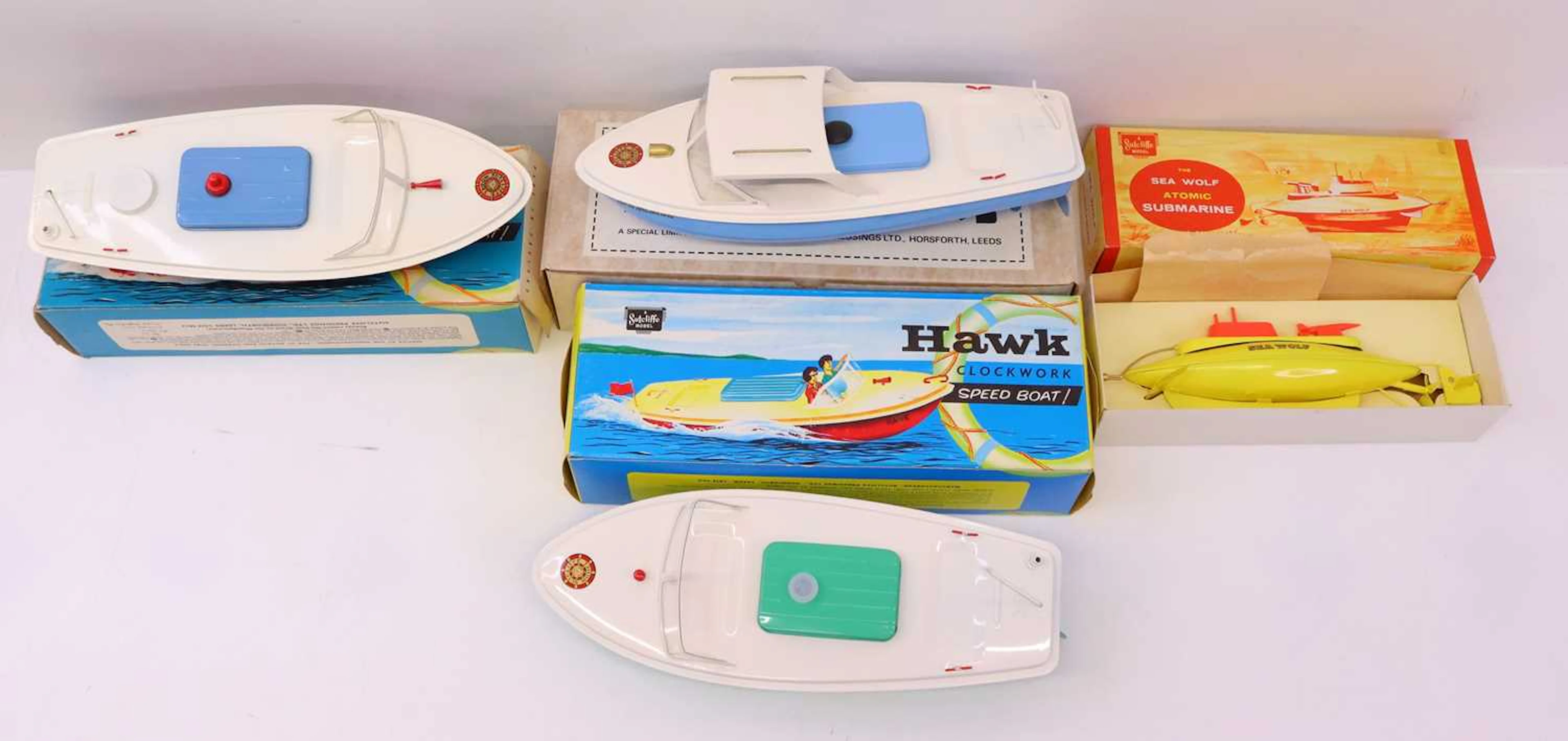 Lot 308 - Sutcliffe, a collection of Speed boats to