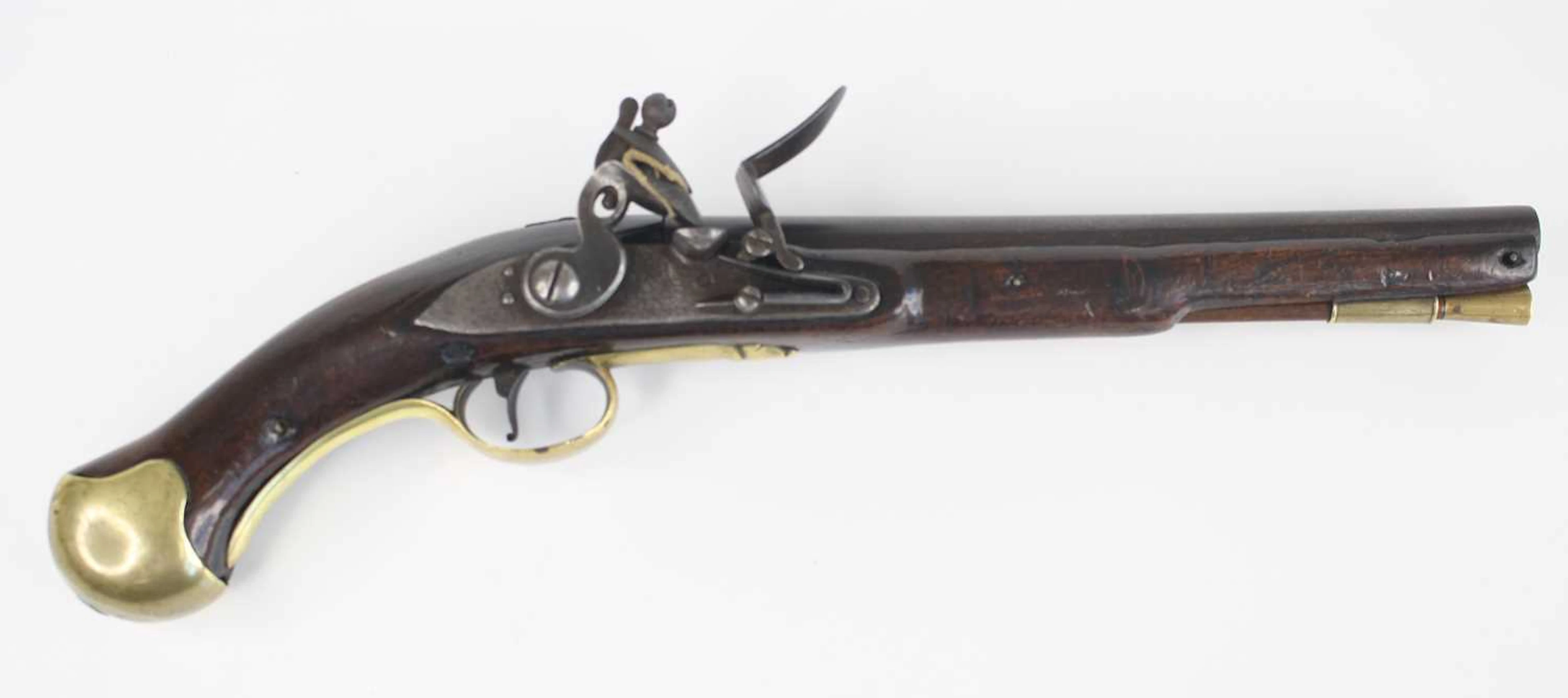 Lot 1105 - A George III Long Sea Service flintlock