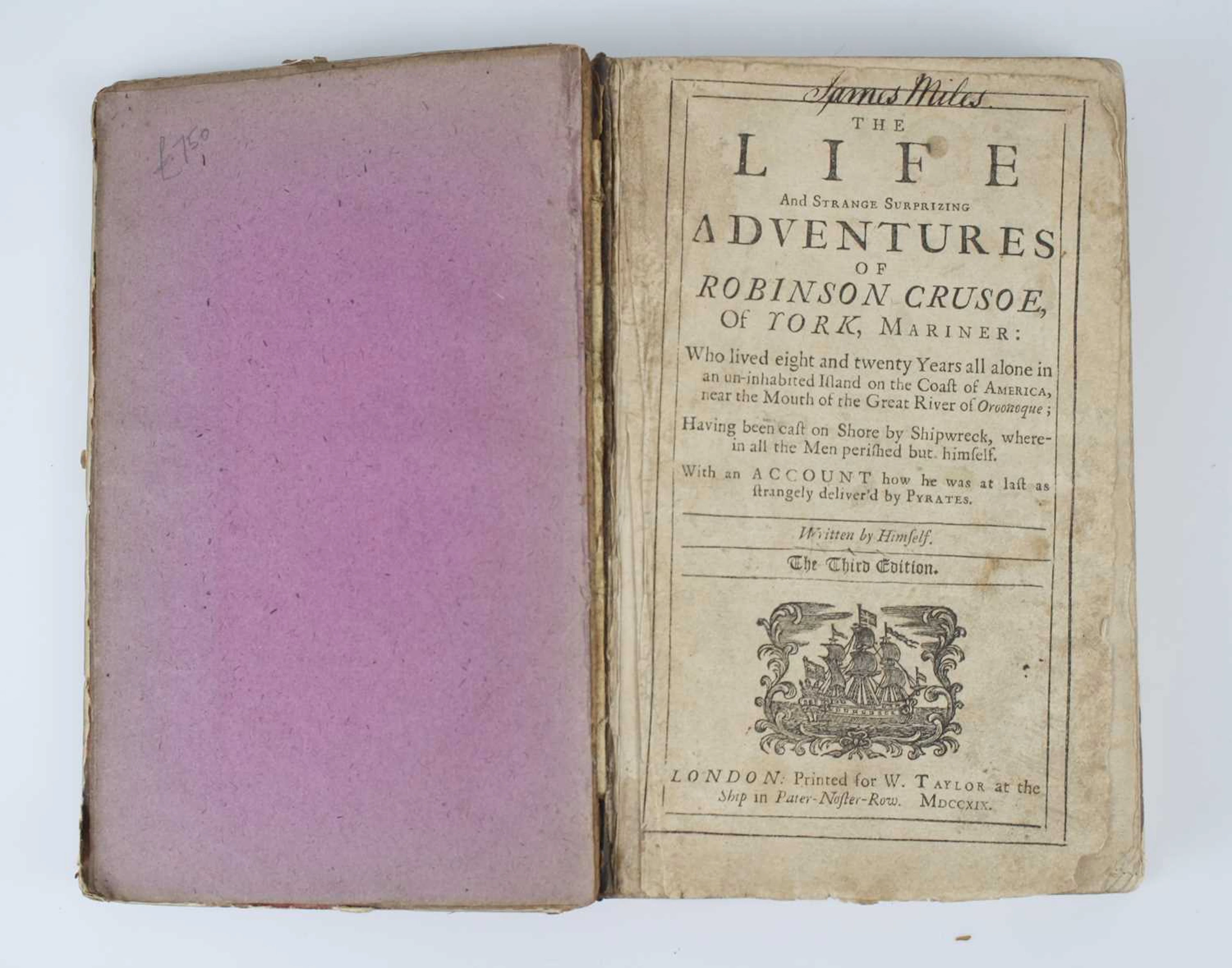 Lot 296 - ANON (Daniel Defoe); The Life and Surprizing