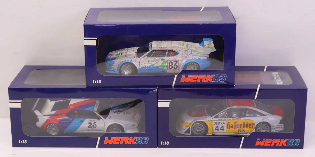 Lot 181 - Werk83 1/18 scale group of 3 racing modern
