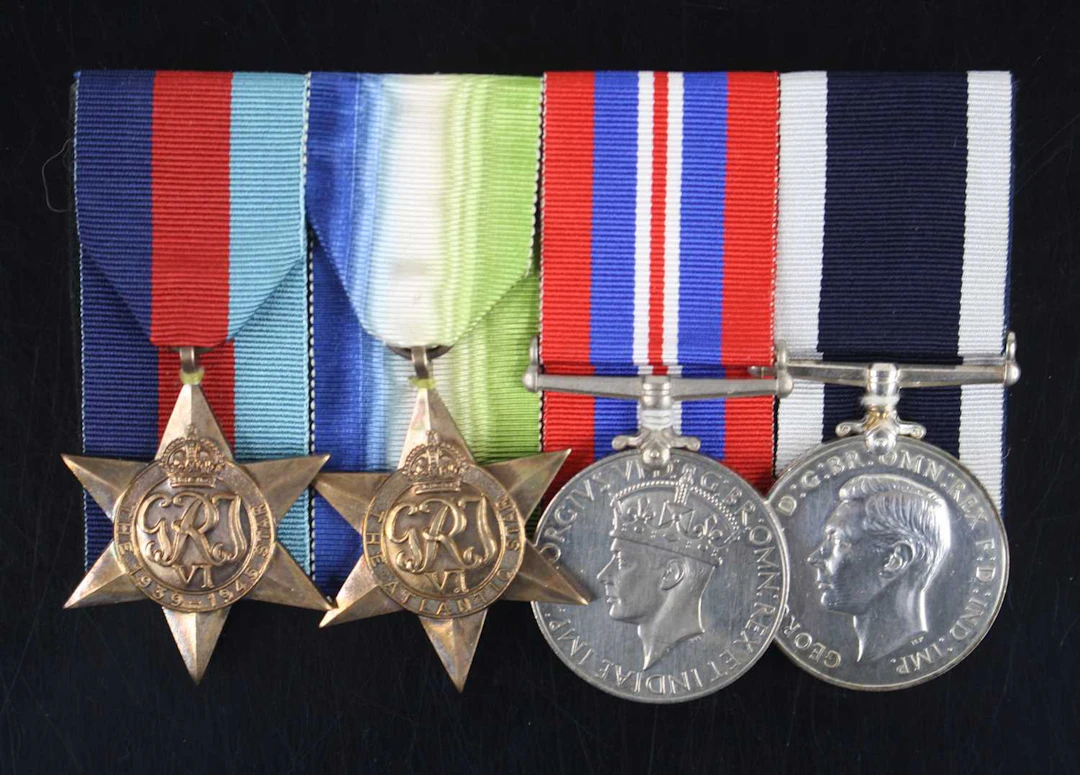 Lot 1224 - A WW II Royal Naval evaucation casualty