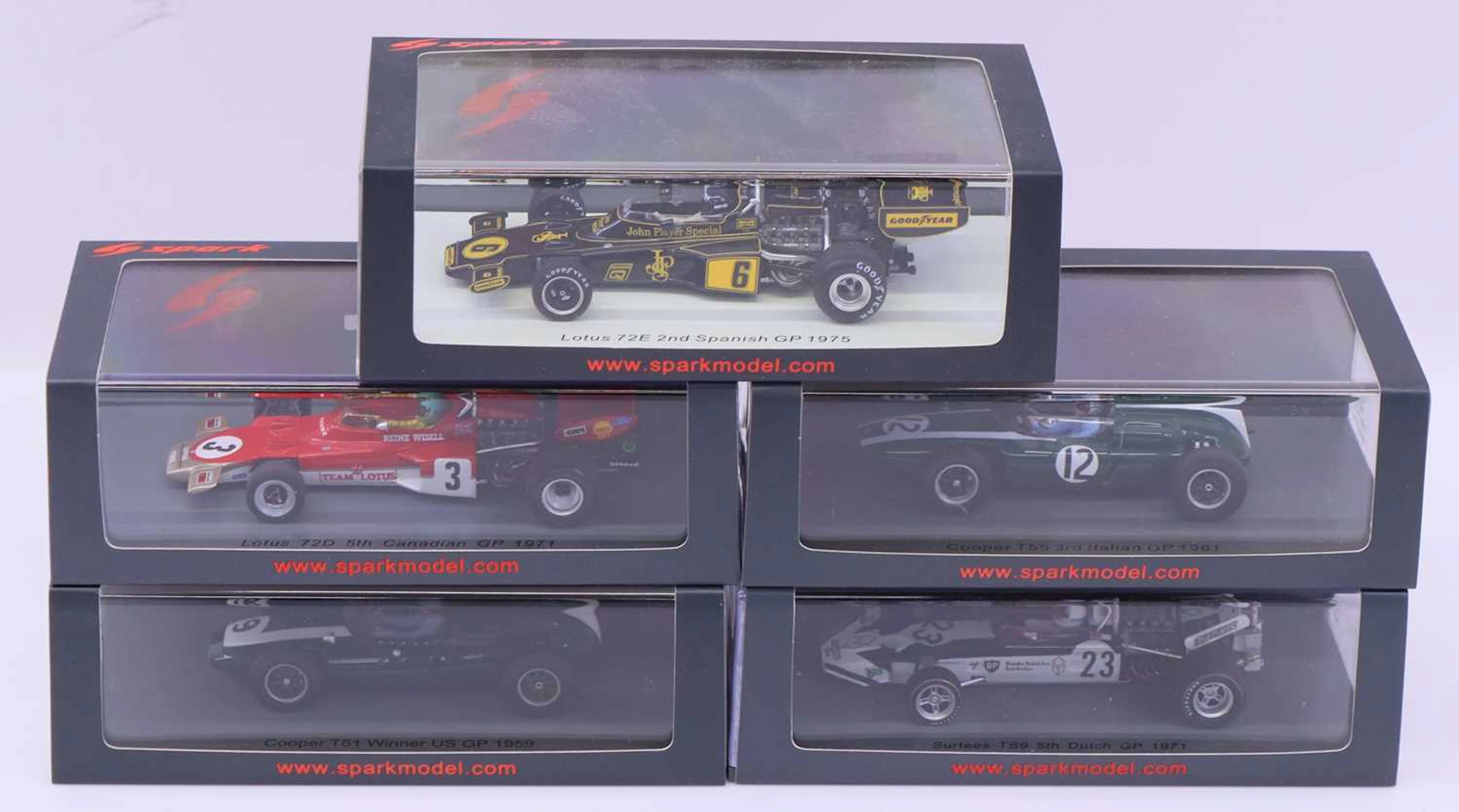 Lot 1889 - Spark Model 1:43 scale group of five Grand