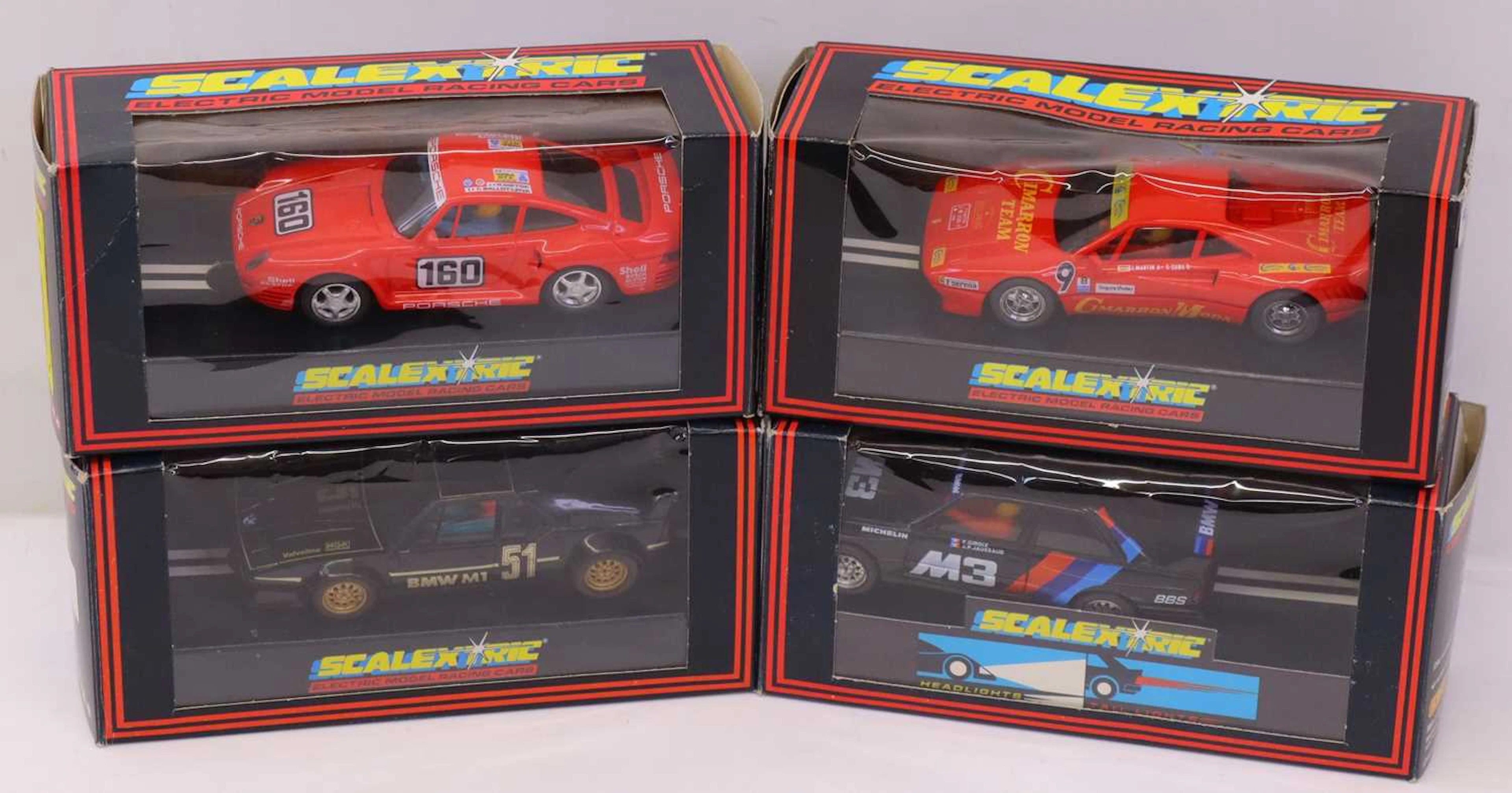 Lot 236 - Collection of 4 various boxed Scalextric to