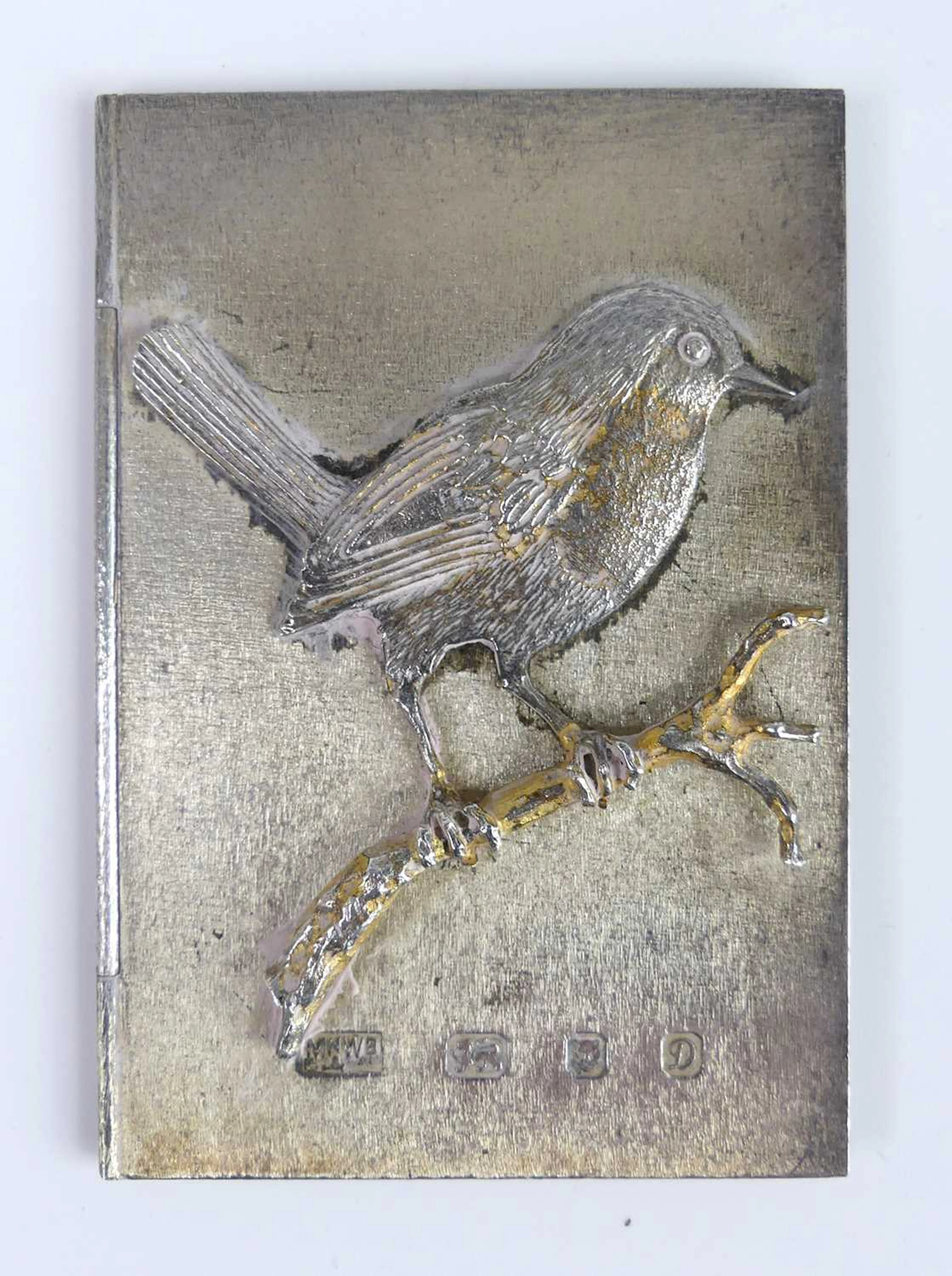 Lot 119 - A 1970s silver calling card case, having