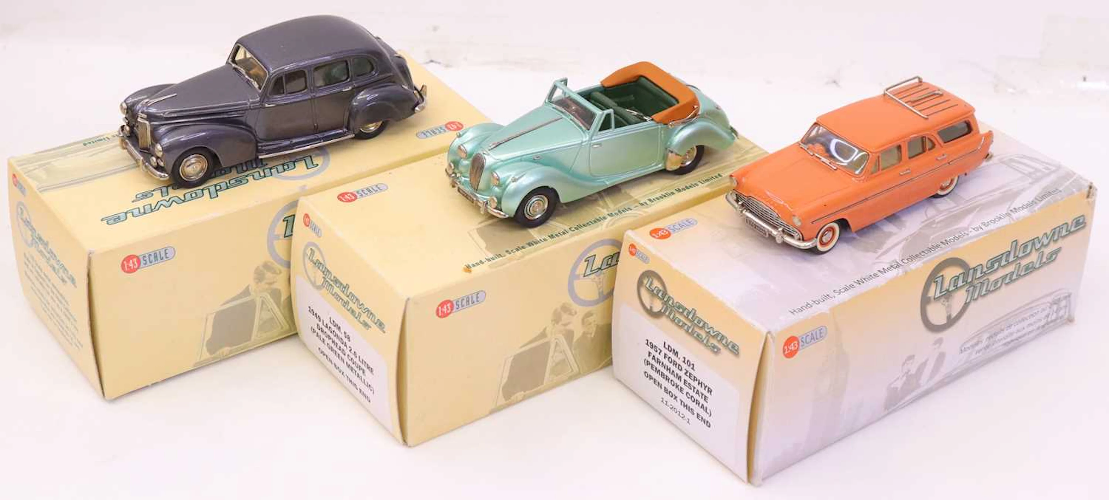 Lot 486 - Lansdowne Models 1/43rd scale white metal