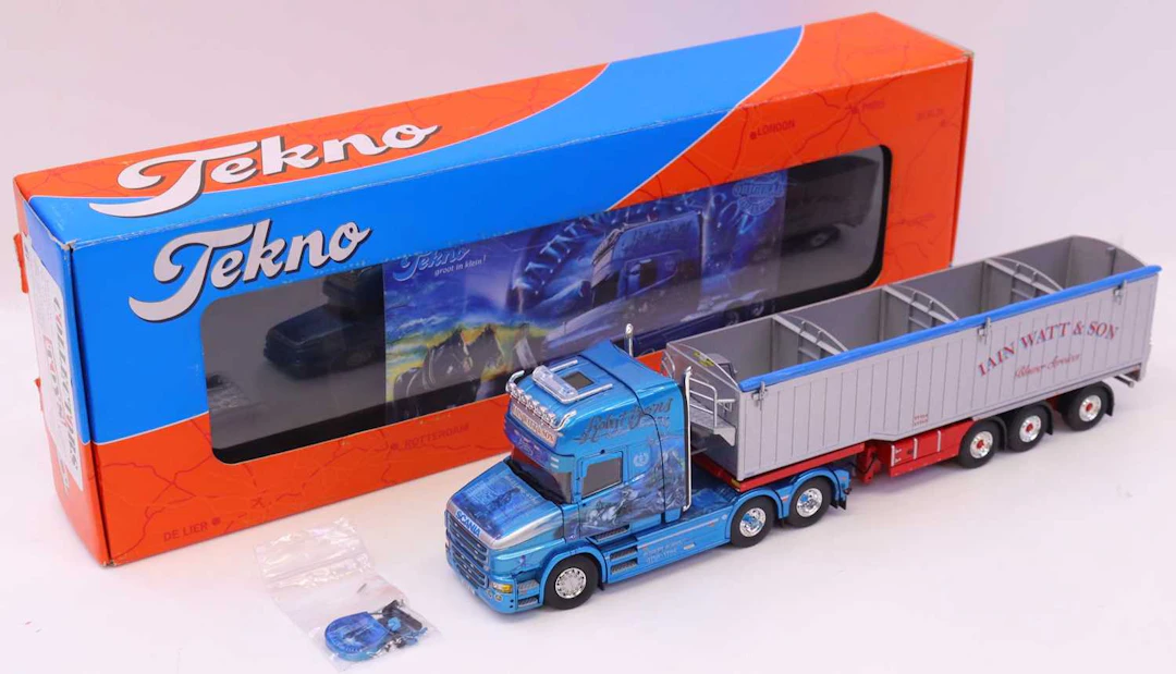 Lot 55 - Tekno 1/50th scale No.70985 Iain Watt Scania