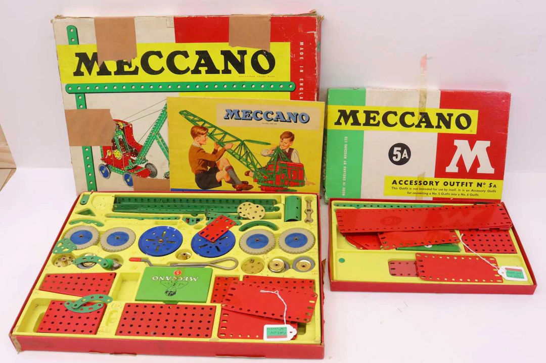 Lot 594 - Two Meccano outfits, including No. 5